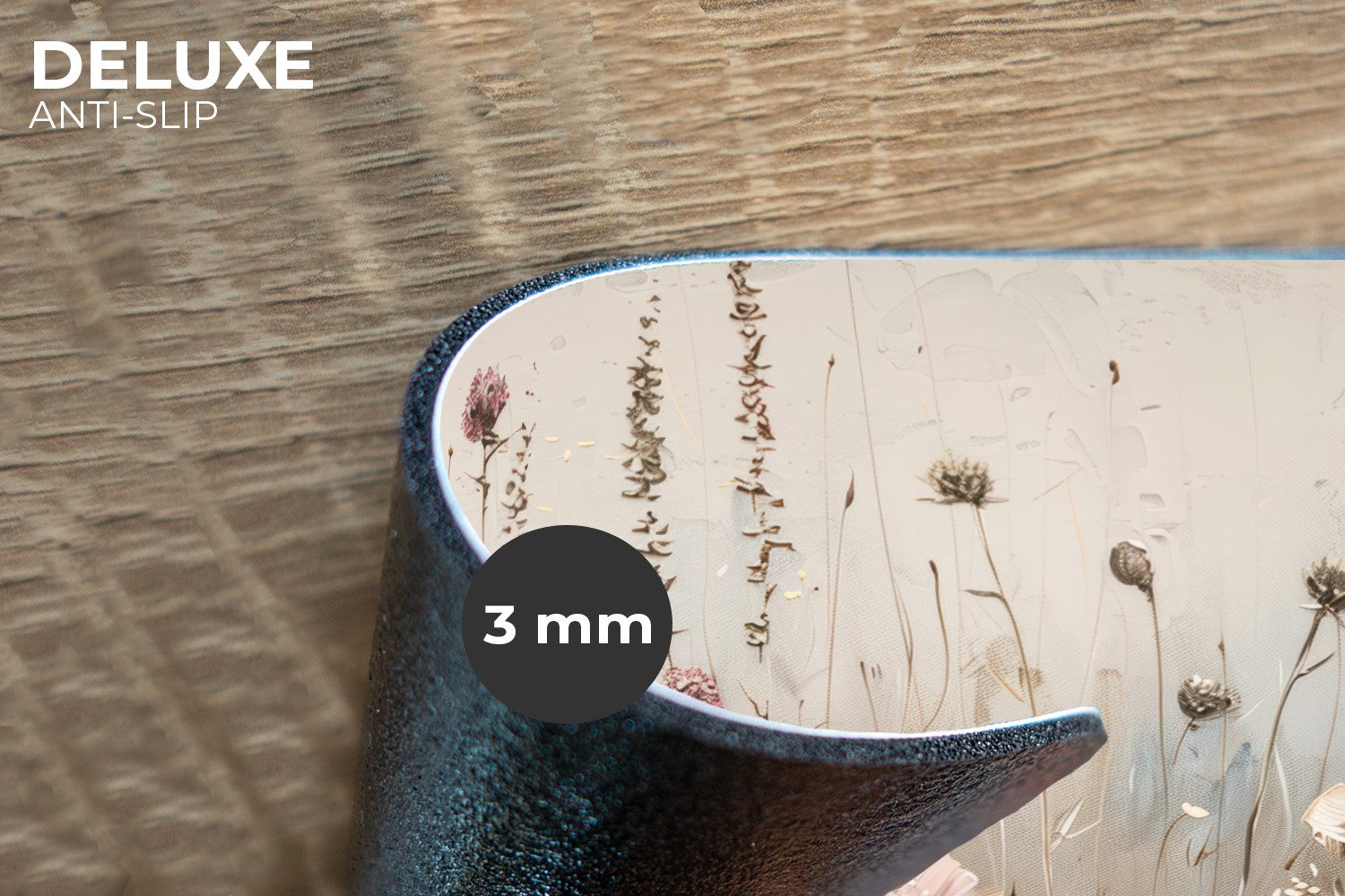 MuchoWow Platzset Blumen - Rosa - Modern - Beige, (6-St), Platzsets, Tischs günstig online kaufen