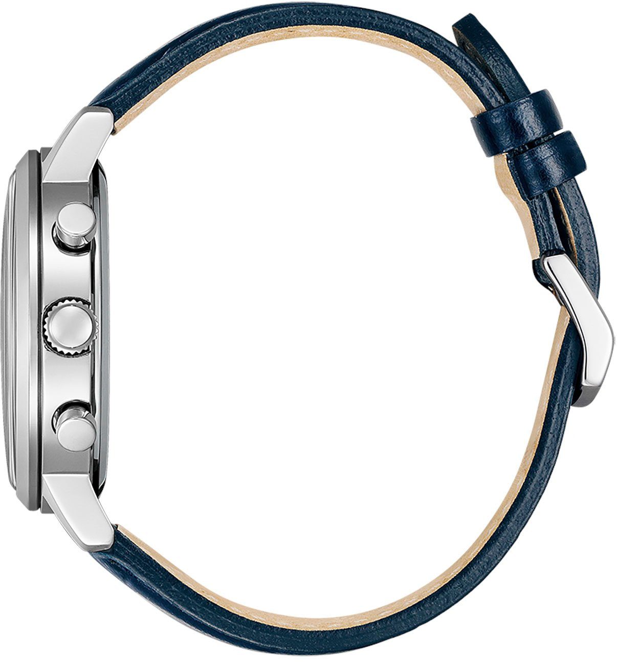 Citizen Chronograph CA7069-16A, Armbanduhr, Herrenuhr, Solar, Stoppfunktion, Lederarmband