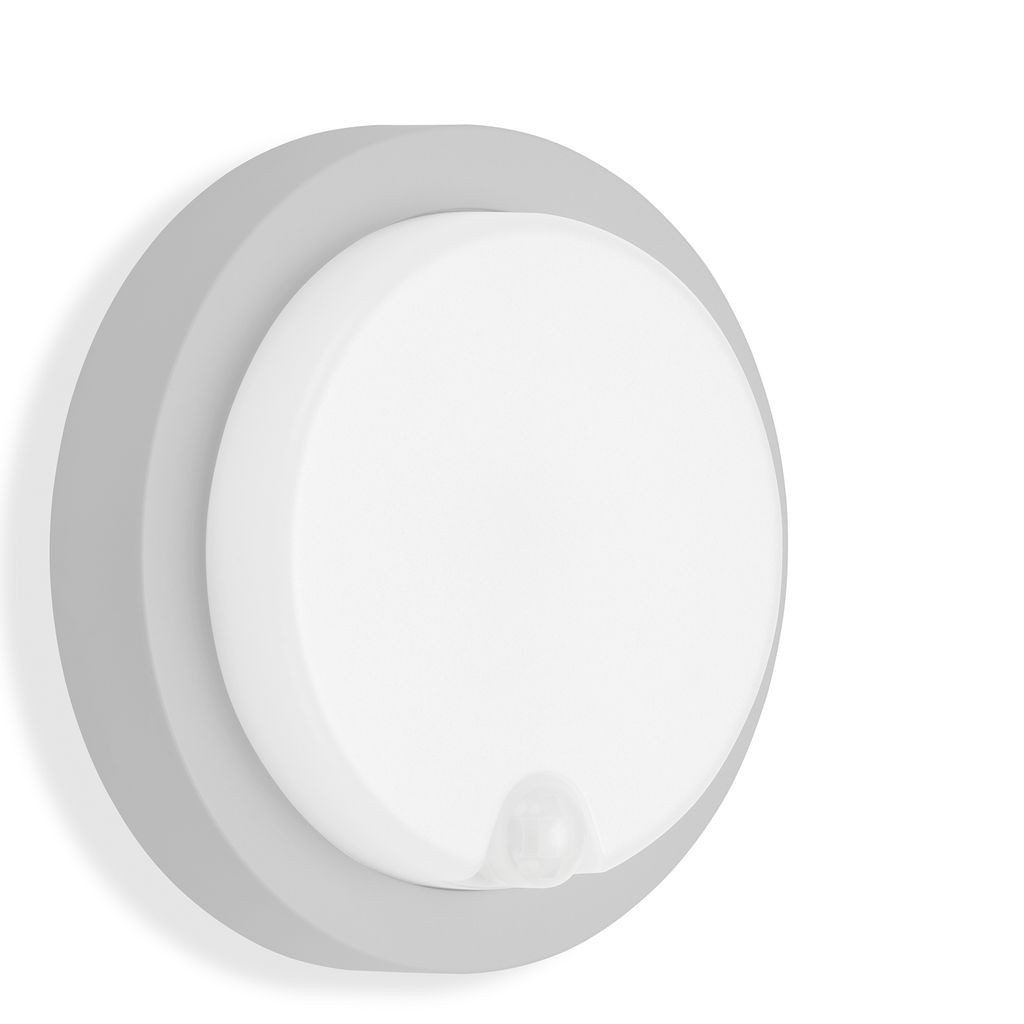 Telefunken Außen-Wandleuchte 315304TF, Leuchtdauer einstellbar, LED fest integriert, 2700K - Extra-Warmweiß, Außenleuchte IP44 Bewegungssensor 1150lm 4000K 12W