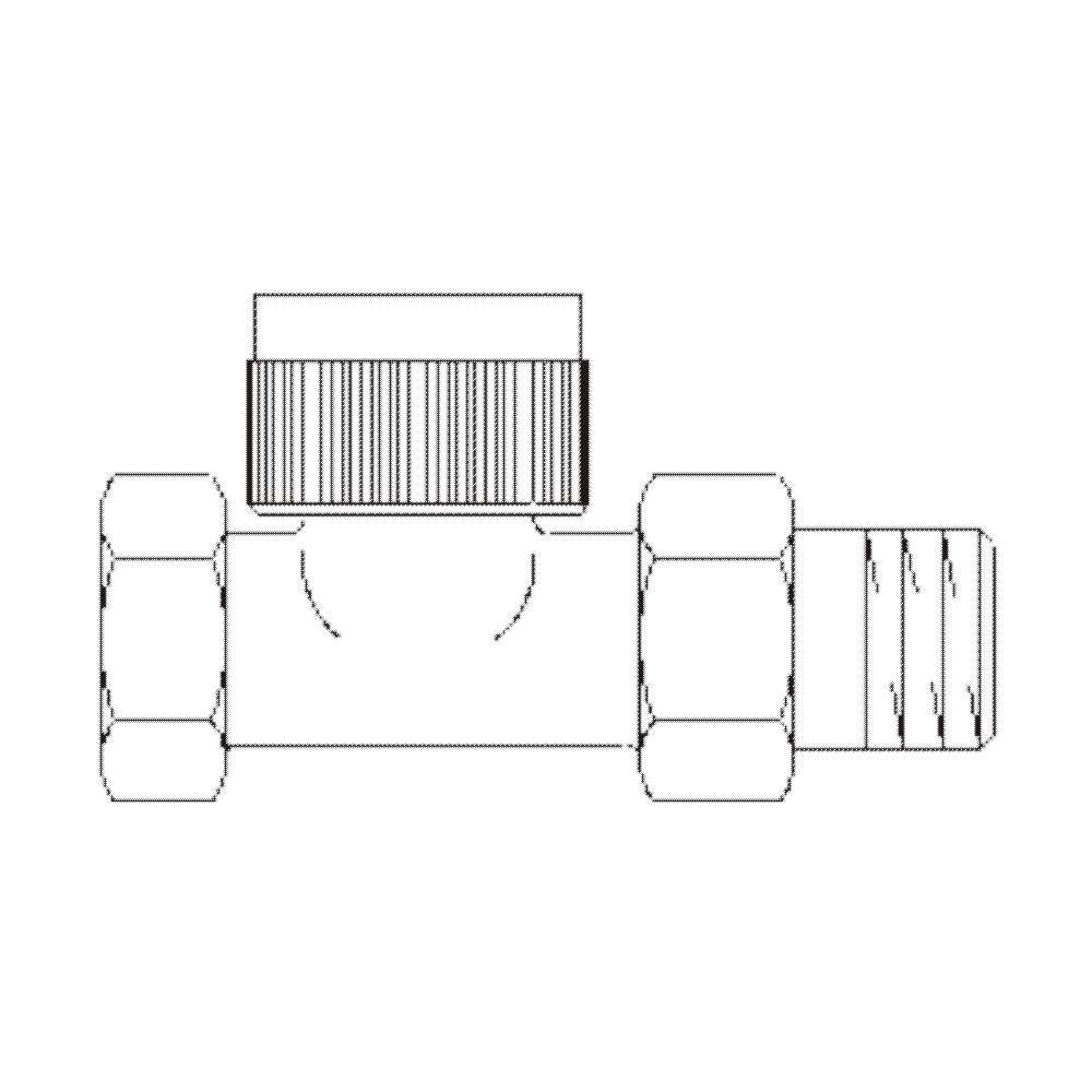 Durchgang, DN15, Thermostatventil PN10, 1/2", Oventrop Heizkörper 1180704 R Oventrop AF,