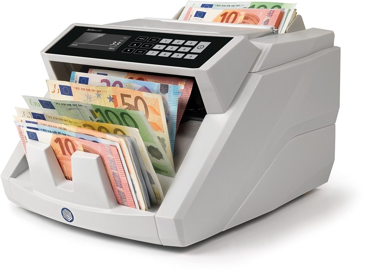 SAFESCAN Geldkassette Geldzählmaschine 2465-S weiß