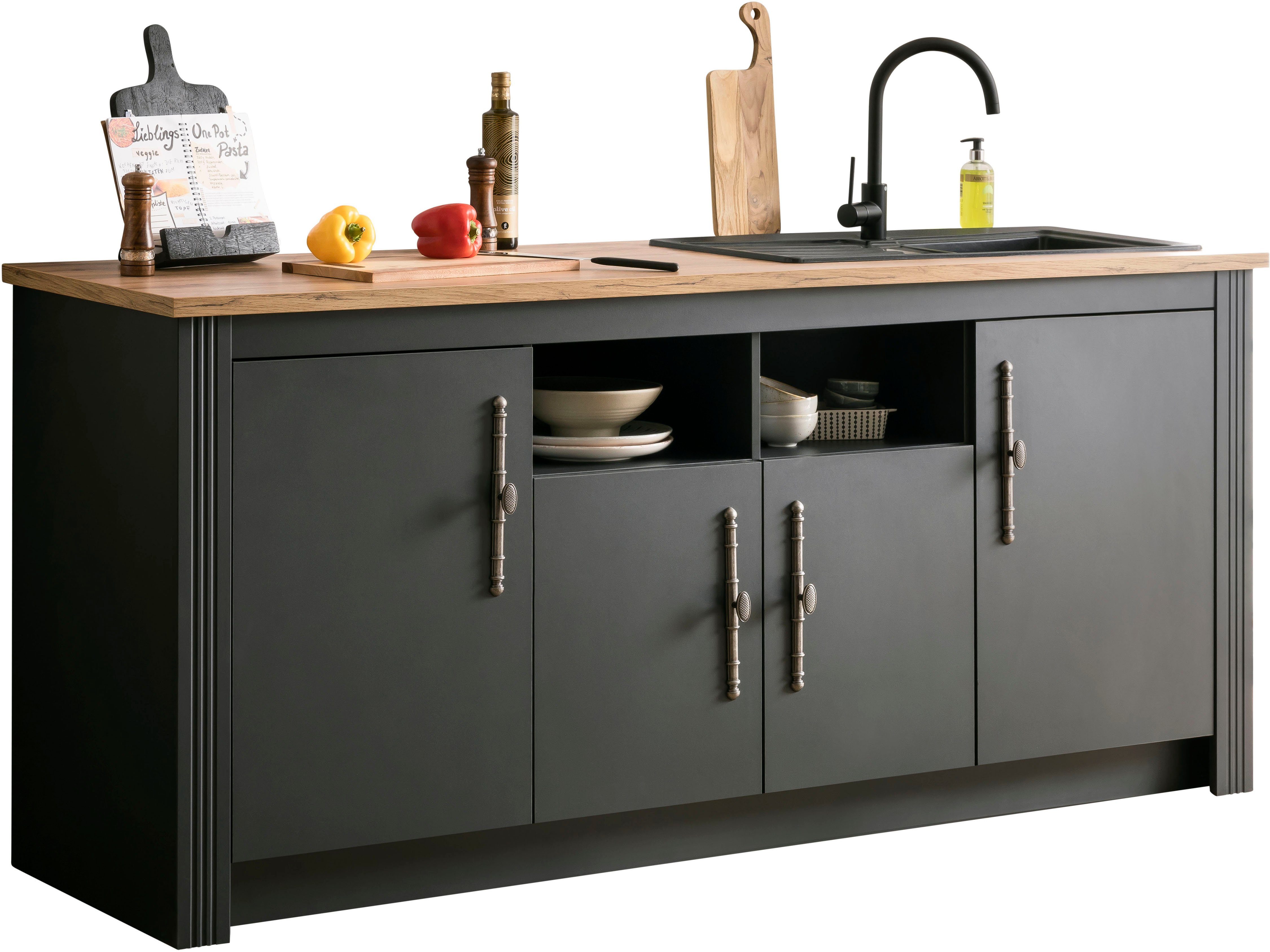 OTTO home Spülenschrank KS-Westminster im romantischen Landhausstil, Breite 204 cm, exclusiv by Otto – Bild 4 von 5