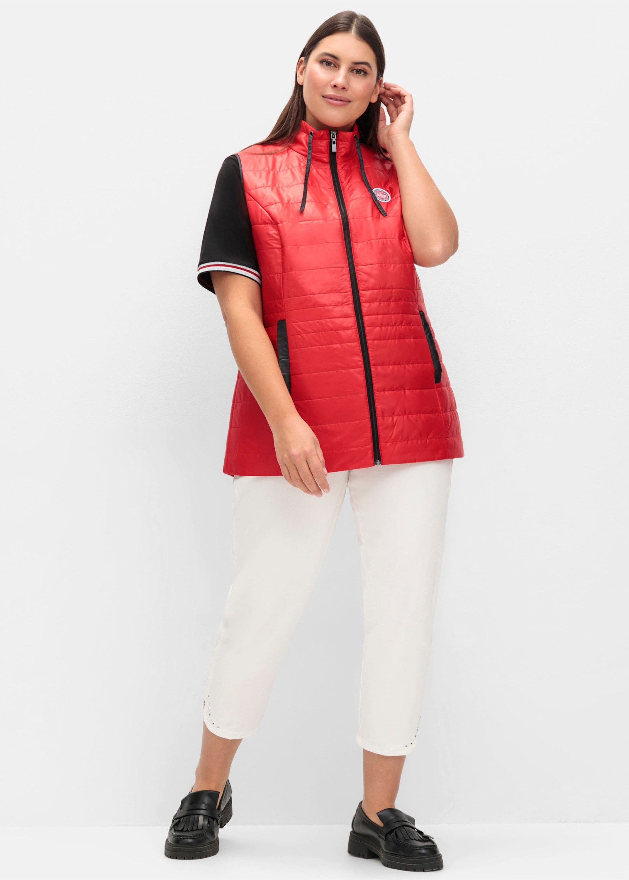 Sieh an! Jerseyweste Steppweste