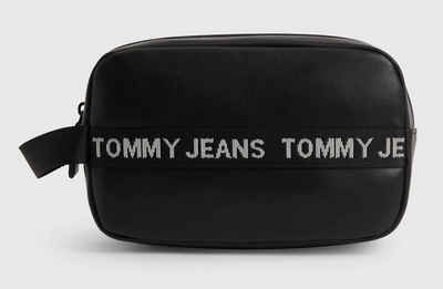 Tommy Jeans Kosmetiktasche TJM ESSENTIAL LEATHER WASHBAG, in dezentem Stil