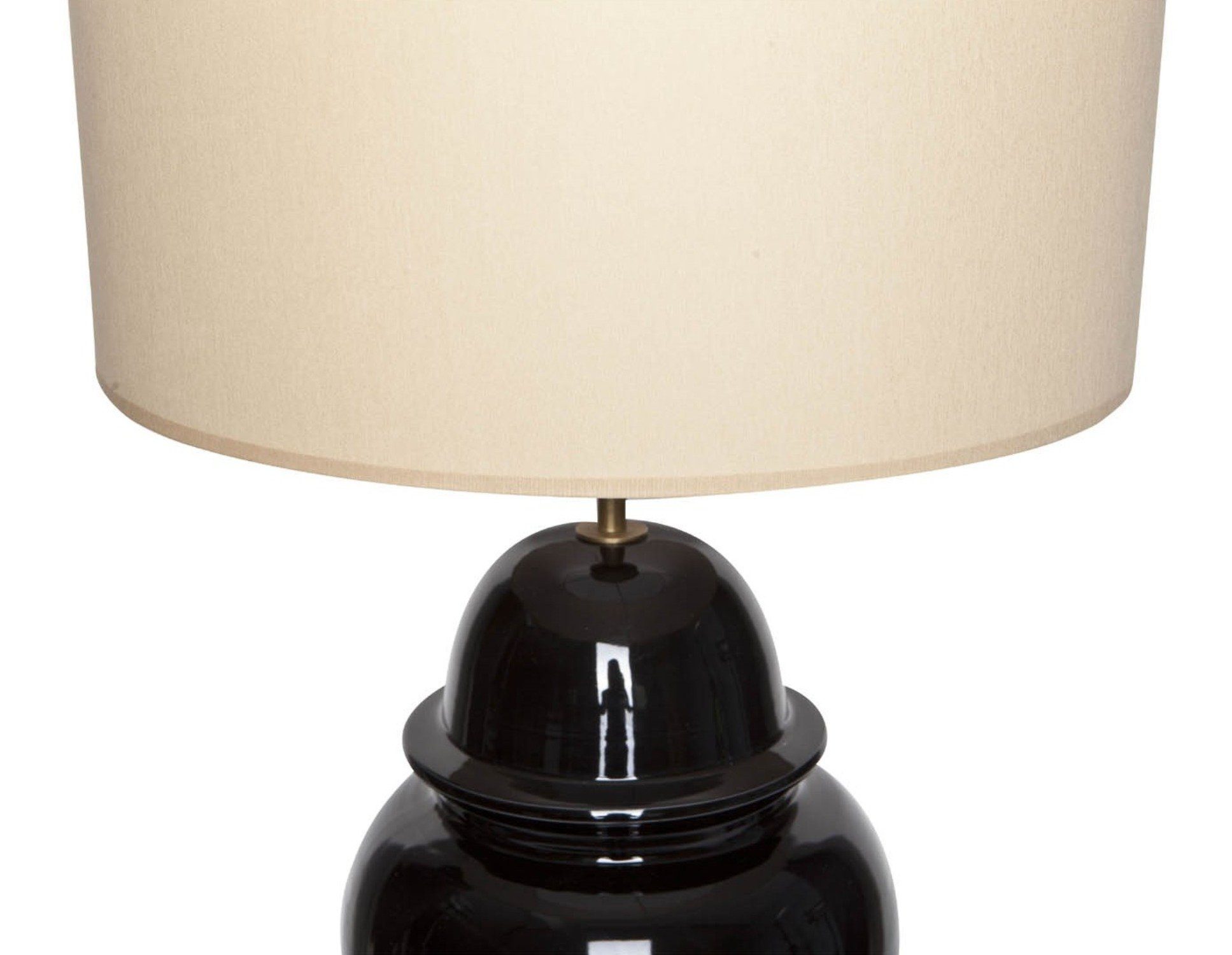 Tempelvase Collection ohne Home Signature Lampenschirm Schreibtischlampe, in warmweiß, Keramik mit Leuchtmittel, Tischlampe schwarz