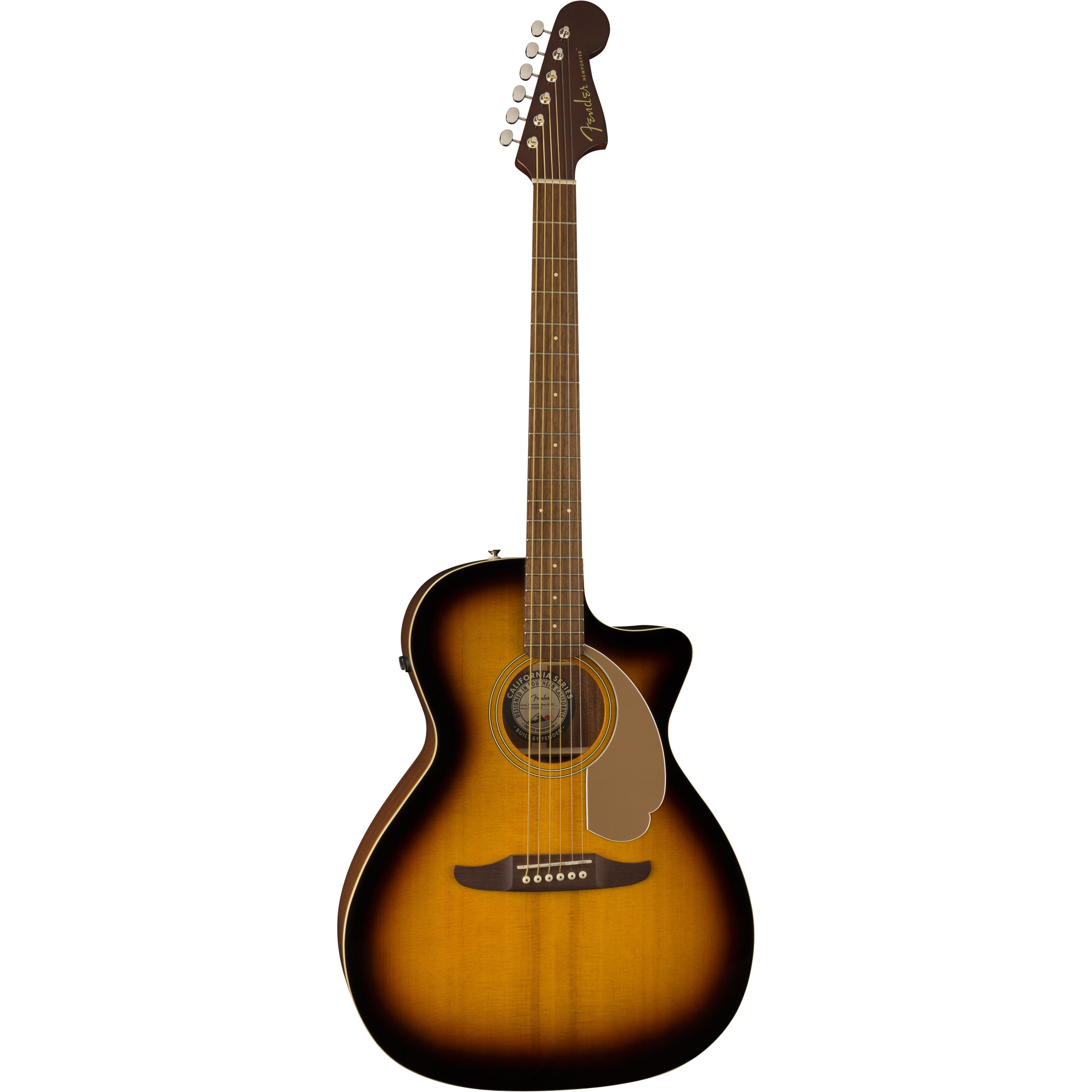 Fender Westerngitarre, Newporter Player WN Sunburst - Westerngitarre