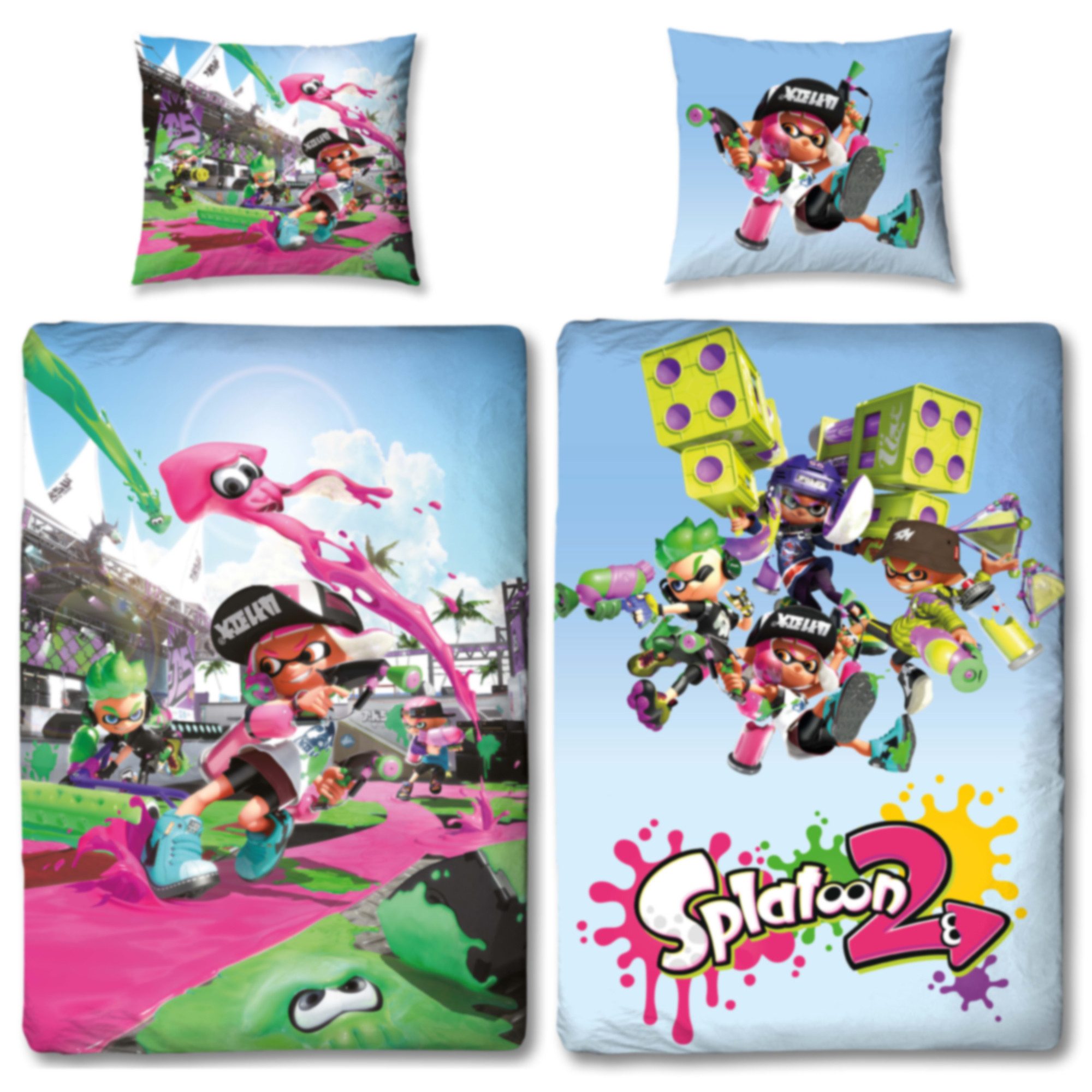 Kinderbettwäsche Splatoon Group Bettwäsche Linon / Renforcé