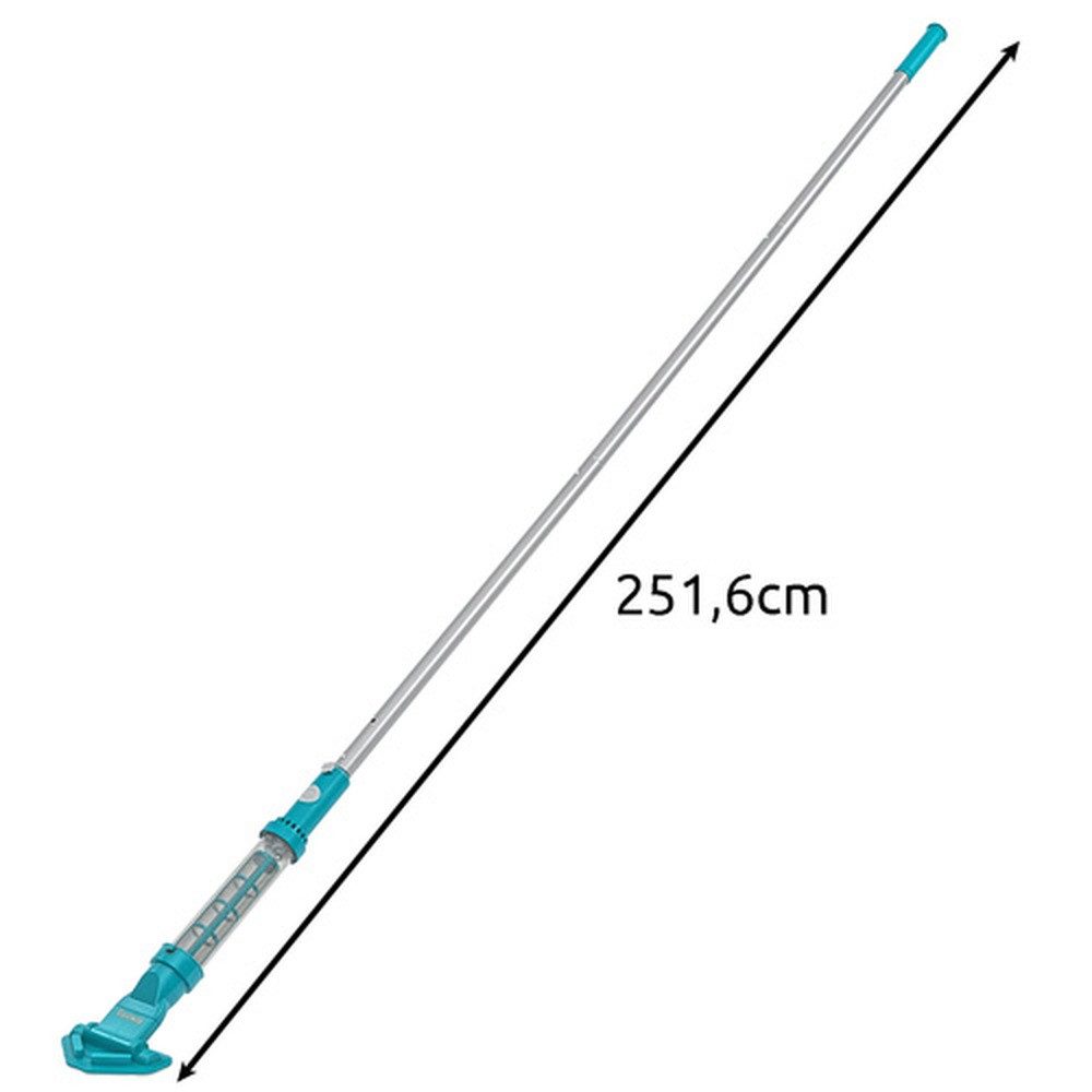 Bestway Poolbodensauger Poolbodenstaubsauger Akku-Poolreiniger, (Spar-Set, 1-St., Unterwasserreiniger), Aluminiumgestänge lässt sich flexibel zusammenstecken