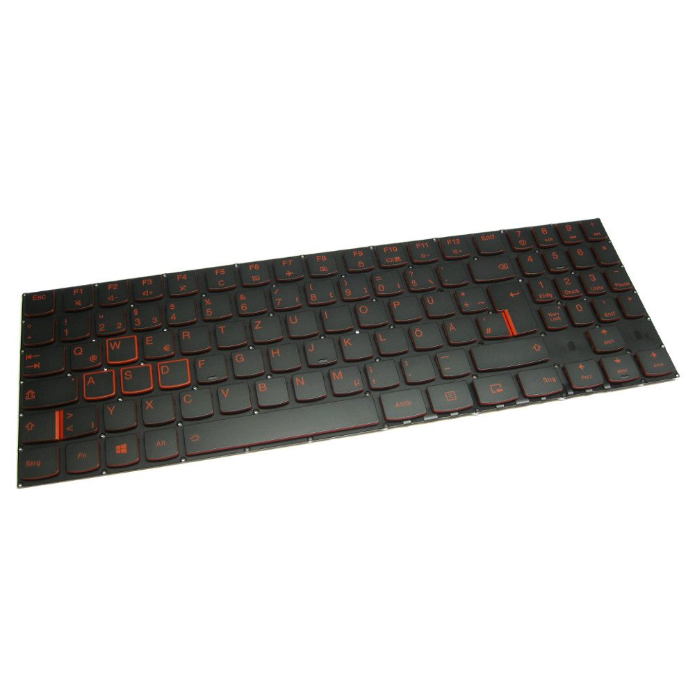 Trade-Shop Ersatzteil passend für Lenovo Legion Y720 Y720-15IKB Y520-15IKBM Tastatur (Tasten: Deutsch, QWERTZ / Farbe: Schwarz / mit Hintergrundbeleuchtung)