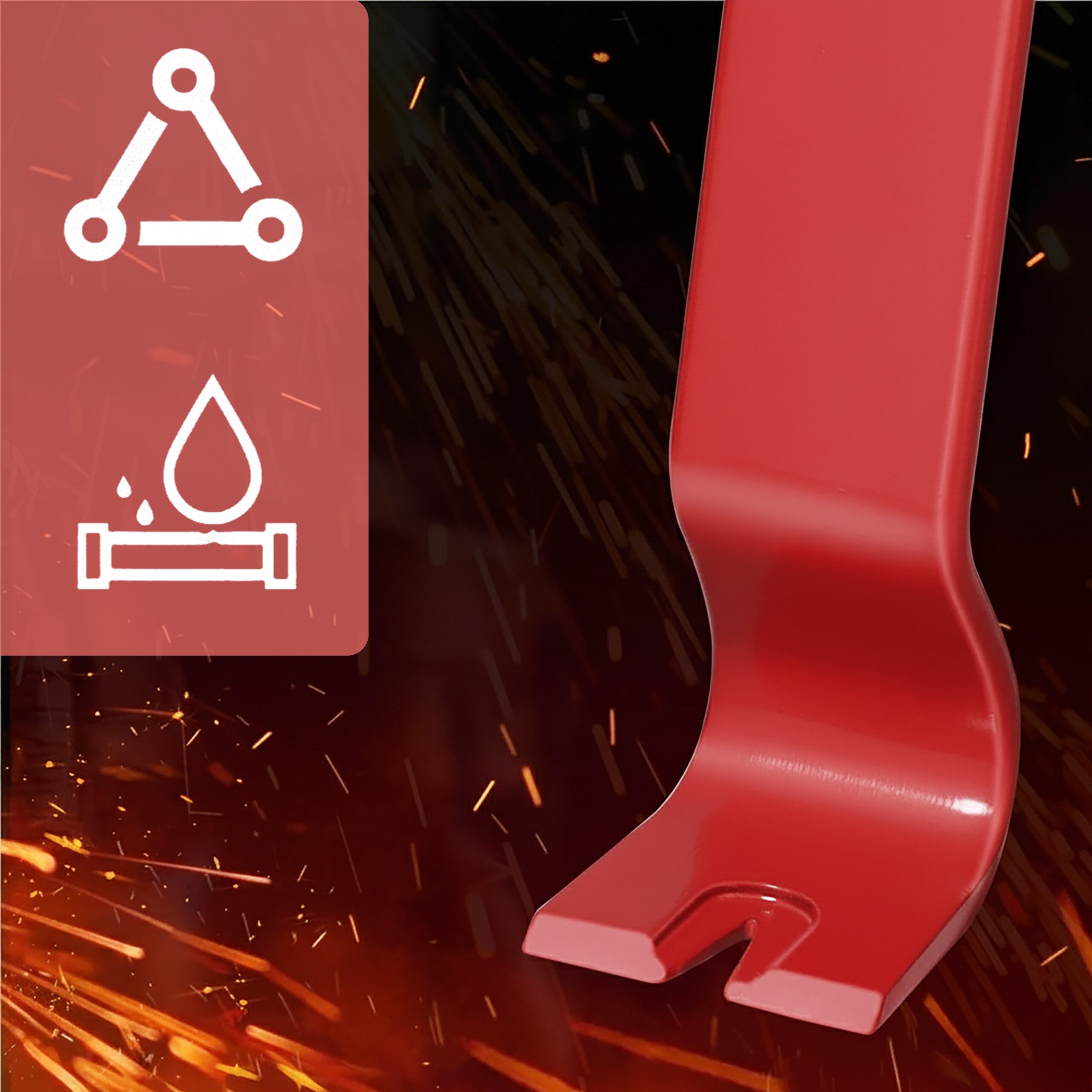 relaxdays Brecheisen 3 tlg. Set