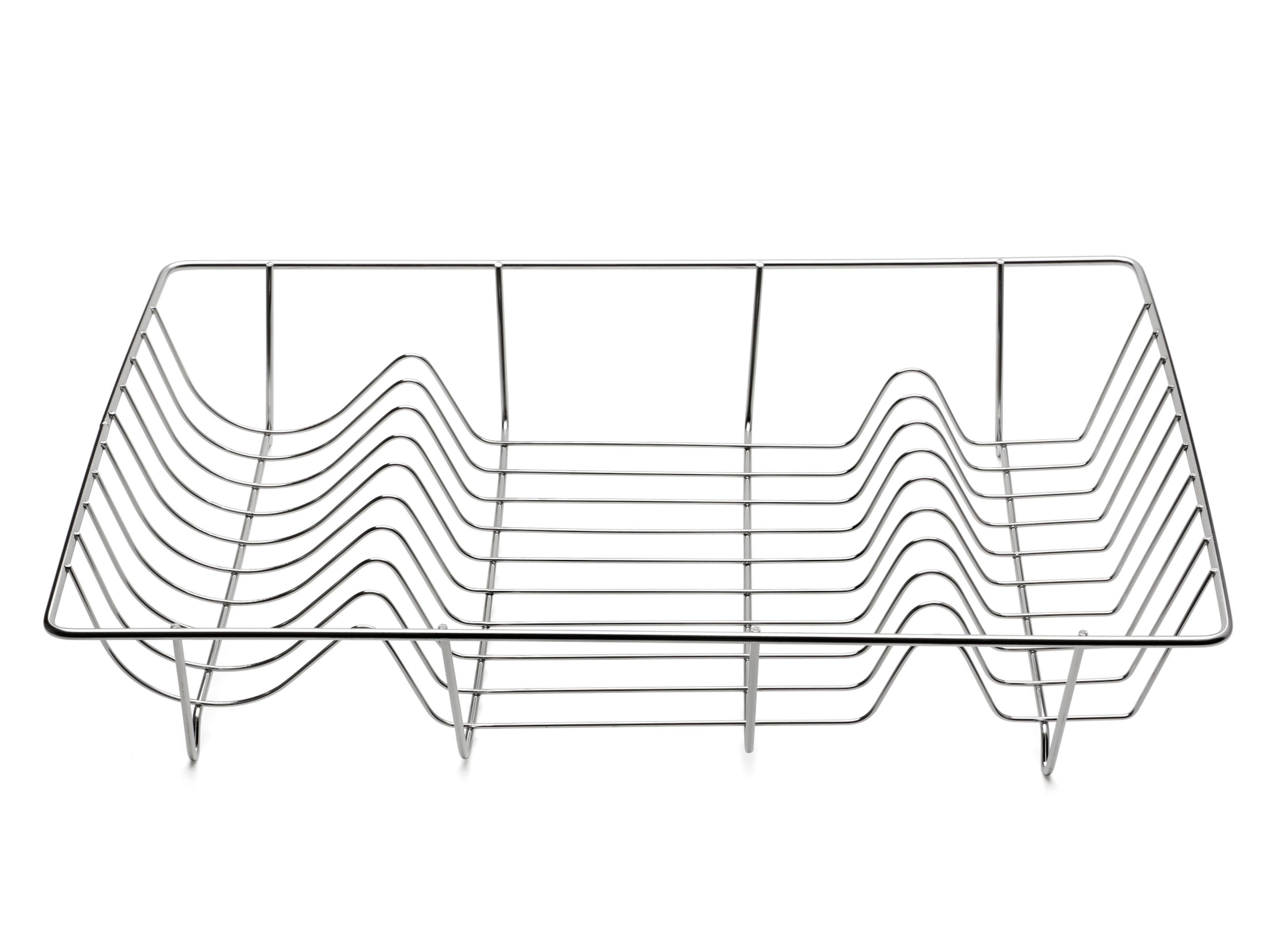 Gravidus Geschirrständer Edelstahl Spülkorb Geschirrabtropfkorb Abtropfgitter Abtropfgestell