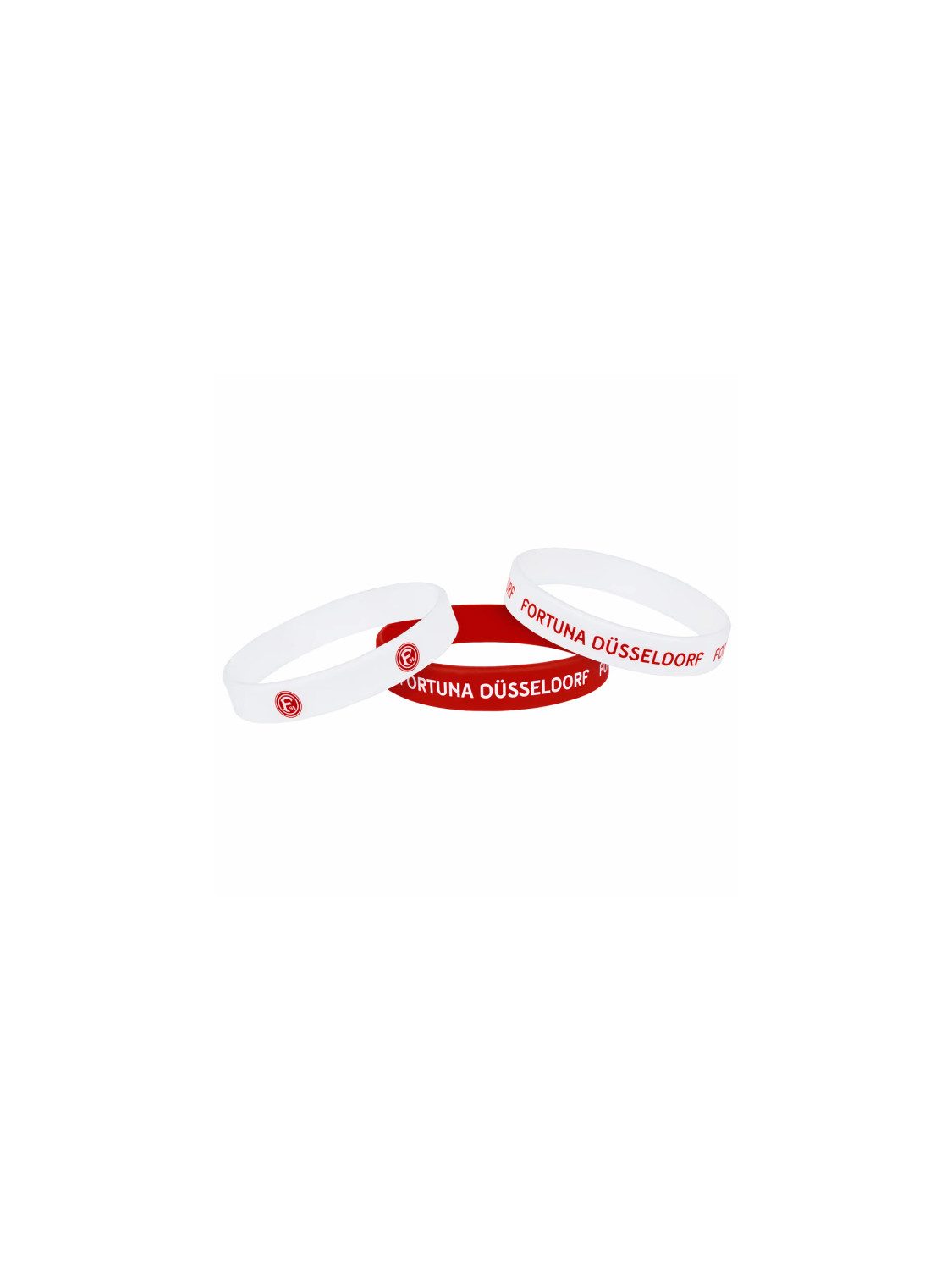 Fortuna Düsseldorf Armband Fortuna Düsseldorf Silikonarmbänder 3er-Set