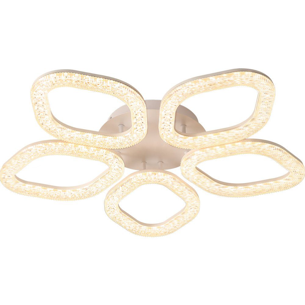 Euroton LED Deckenleuchte LED Deckenlampe XL DL Fernbedienung Lichtfarbe/Helligkeit einstellbar, LED fest integriert, mit Fernbedienung kaltweiß-neutalweiß -war – Bild 5 von 5