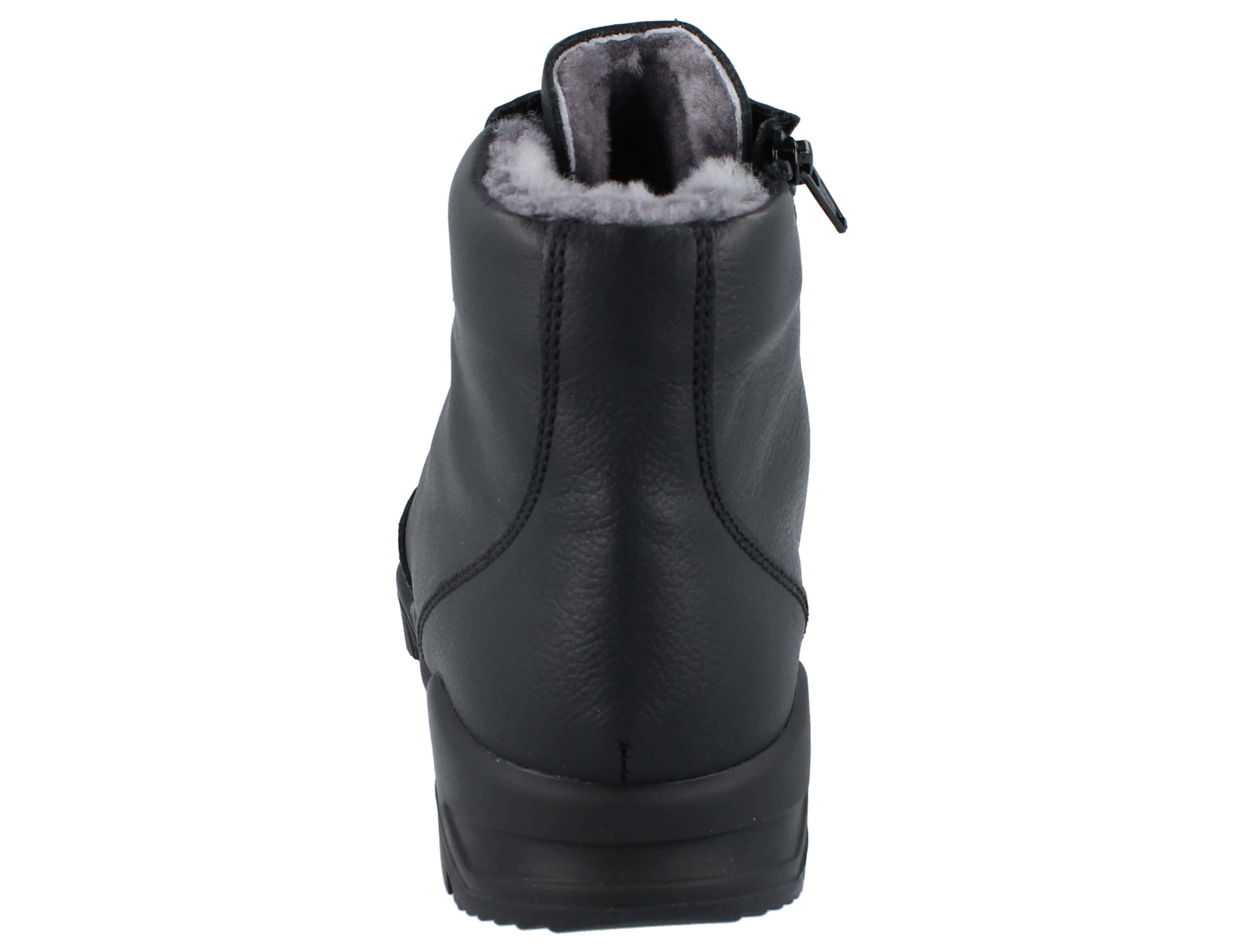 Finn Comfort FINN COMFORT Erding Herren Winterstiefel Reißverschluss schwarz Winterstiefel Wechselfußbett