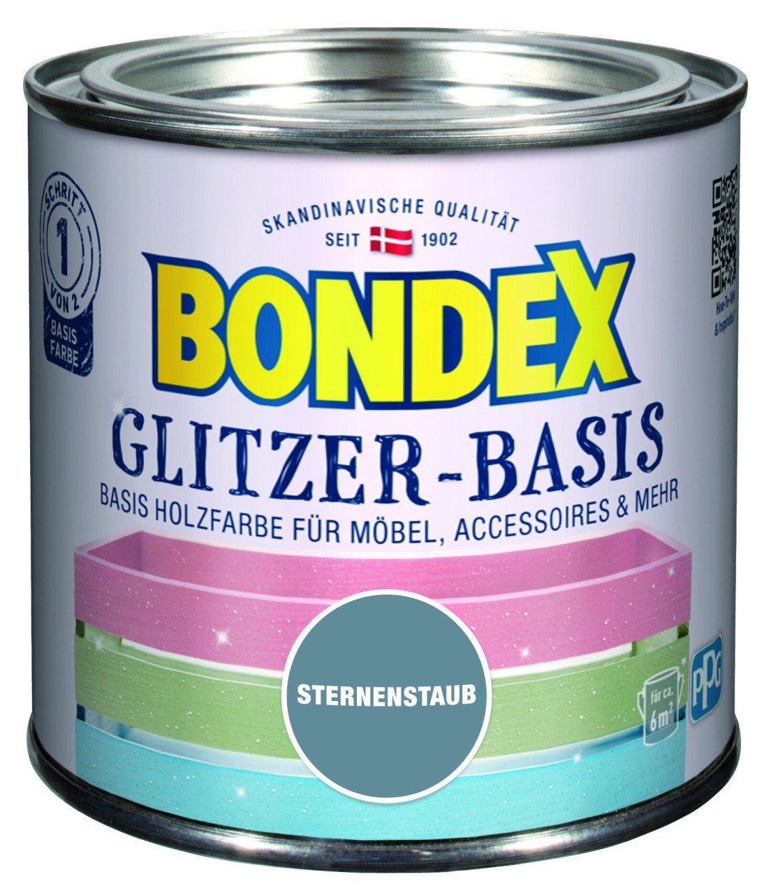 Bondex Holzschutzlasur Bondex Glitzer-Basis 500 ml basis sternenstb