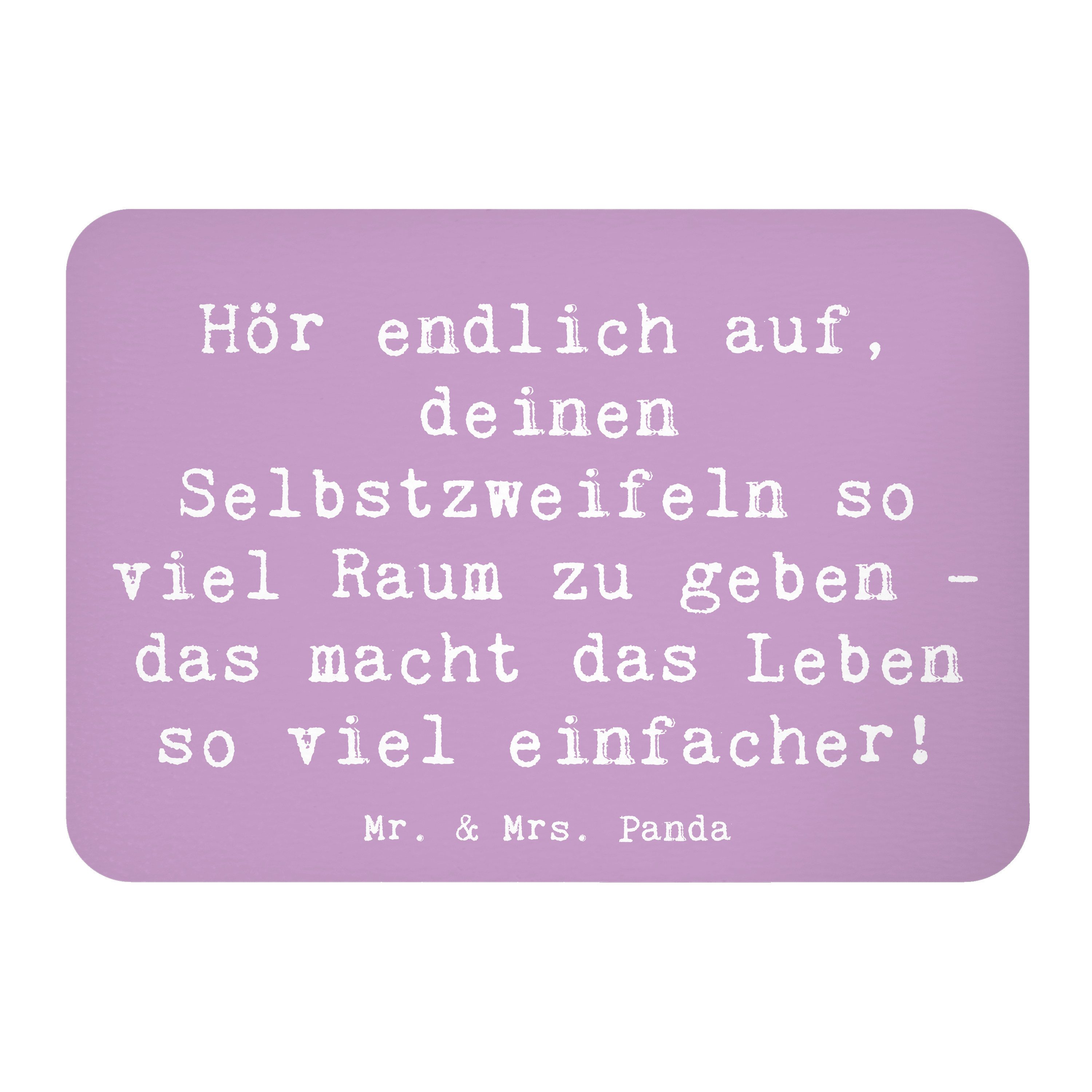 Magnet Spruch Zweifel an sich selbst - Lavendeltraum - Geschenk, Selbstzweif