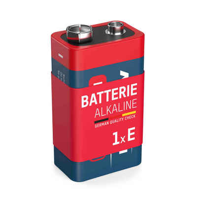 ANSMANN AG Alkaline Batterie Block E / 6LR61 1er Papierblister Batterie