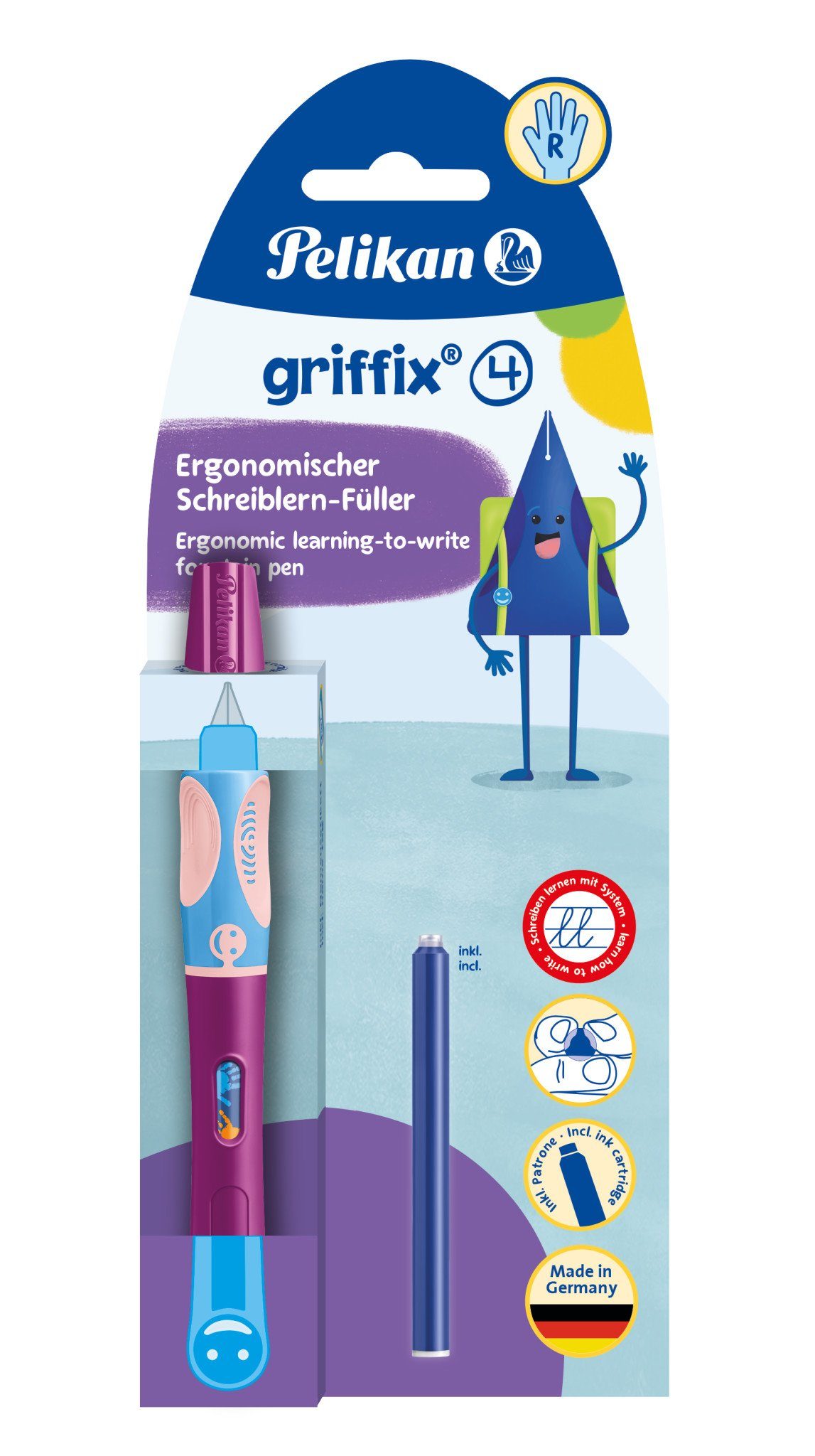 Pelikan Füller Füllhalter Griffix SweetBerry A