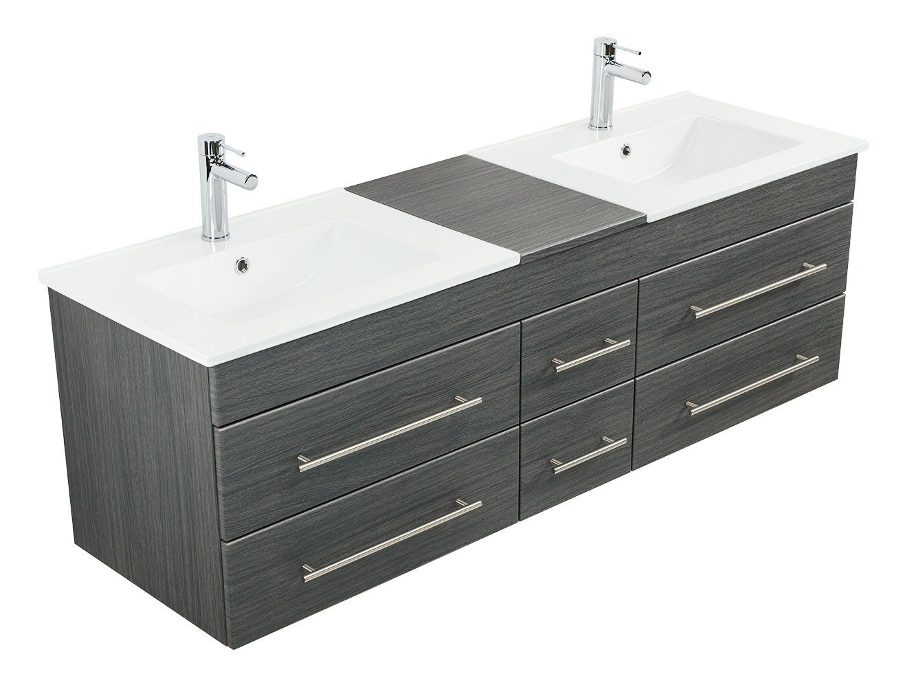 Magnolia Home Doppelwaschtisch Badmöbel Milano XL günstig online kaufen