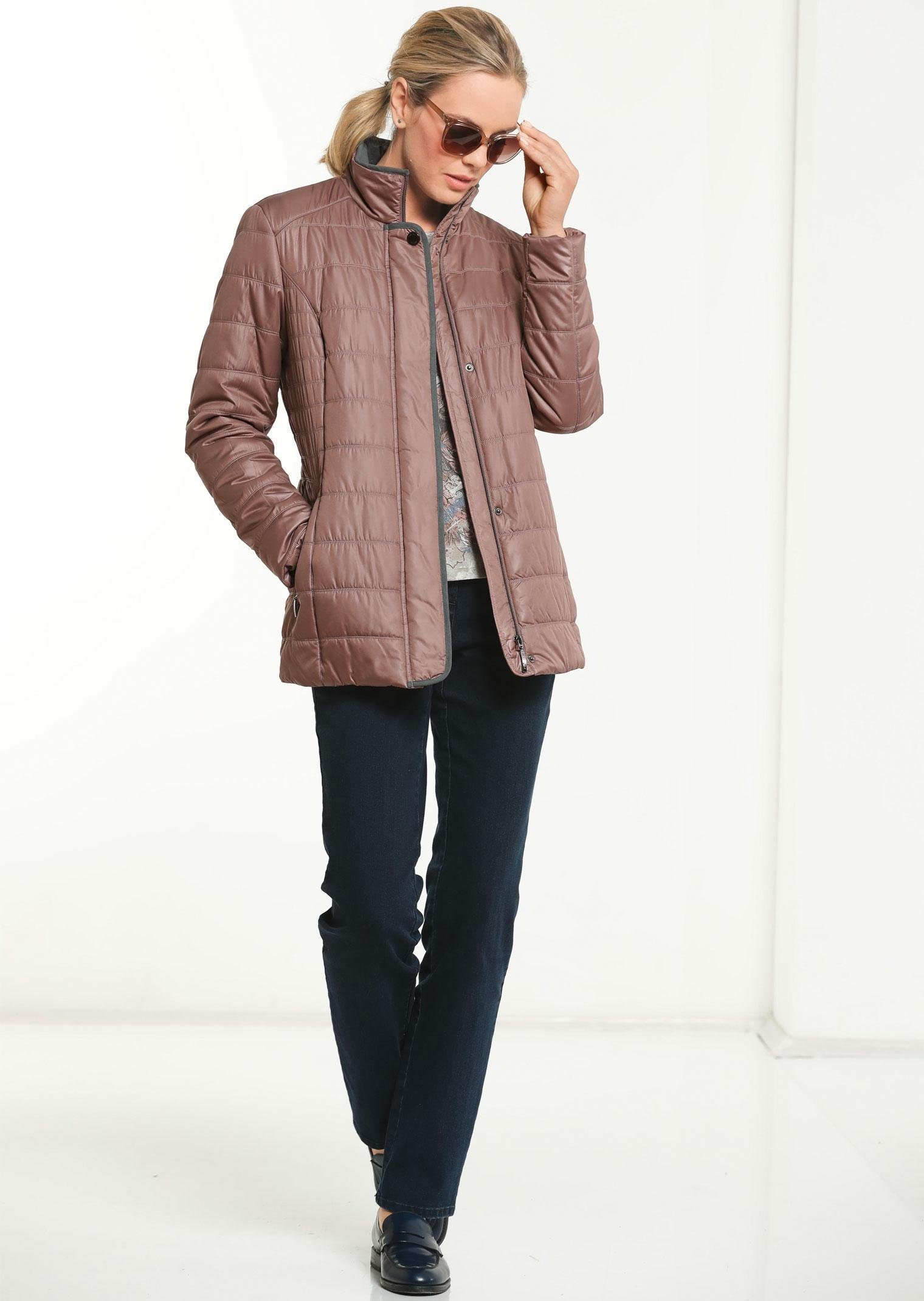 GOLDNER Winterjacke Kurzgröße: Detailreiche Steppjacke