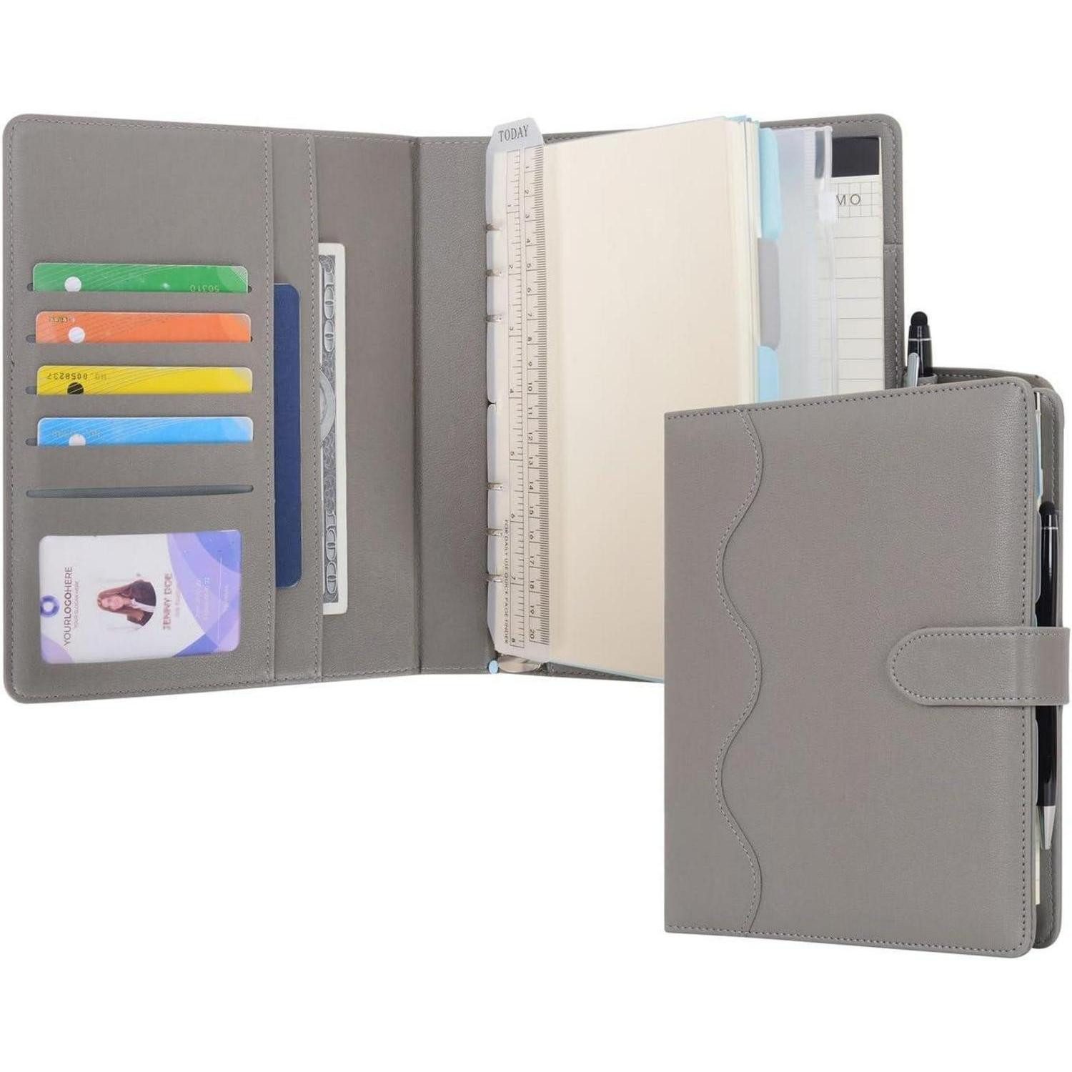 LuxusKollektion Ringbuchmappe Liniertes A5 PU Leder Nachfüllbares Tagebuch günstig online kaufen