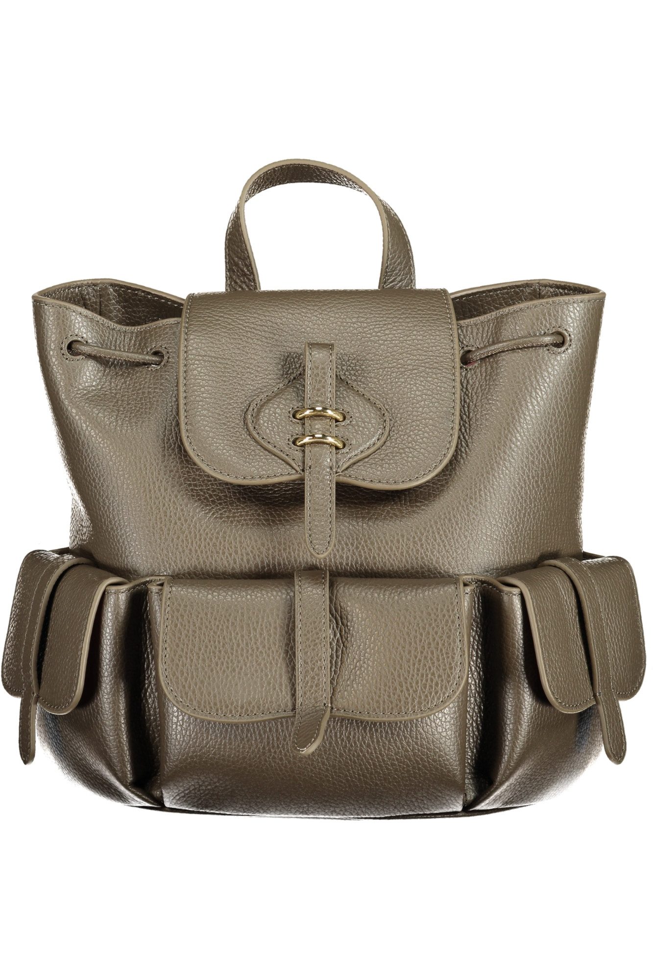 COCCINELLE Rucksack, Damen-Rucksack Braun mit Kontrastdetails, Vielseitig & Stilvoll