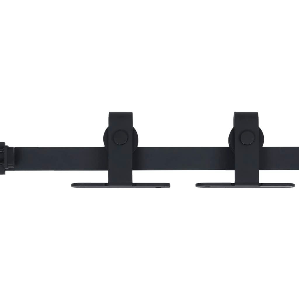vidaXL Schrankeinsatz Mini Schiebetürbeschlag Set für Schranktüren Carbonstahl 152 cm (1 St)