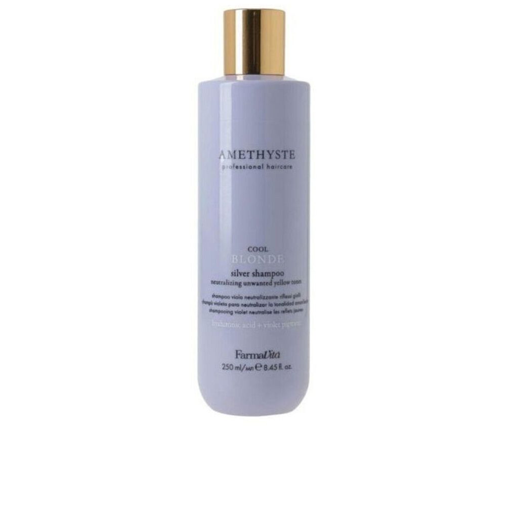 Farmavita Haarpflege-Set AMETHYSTE BLONDE Silbershampoo 250 ml
