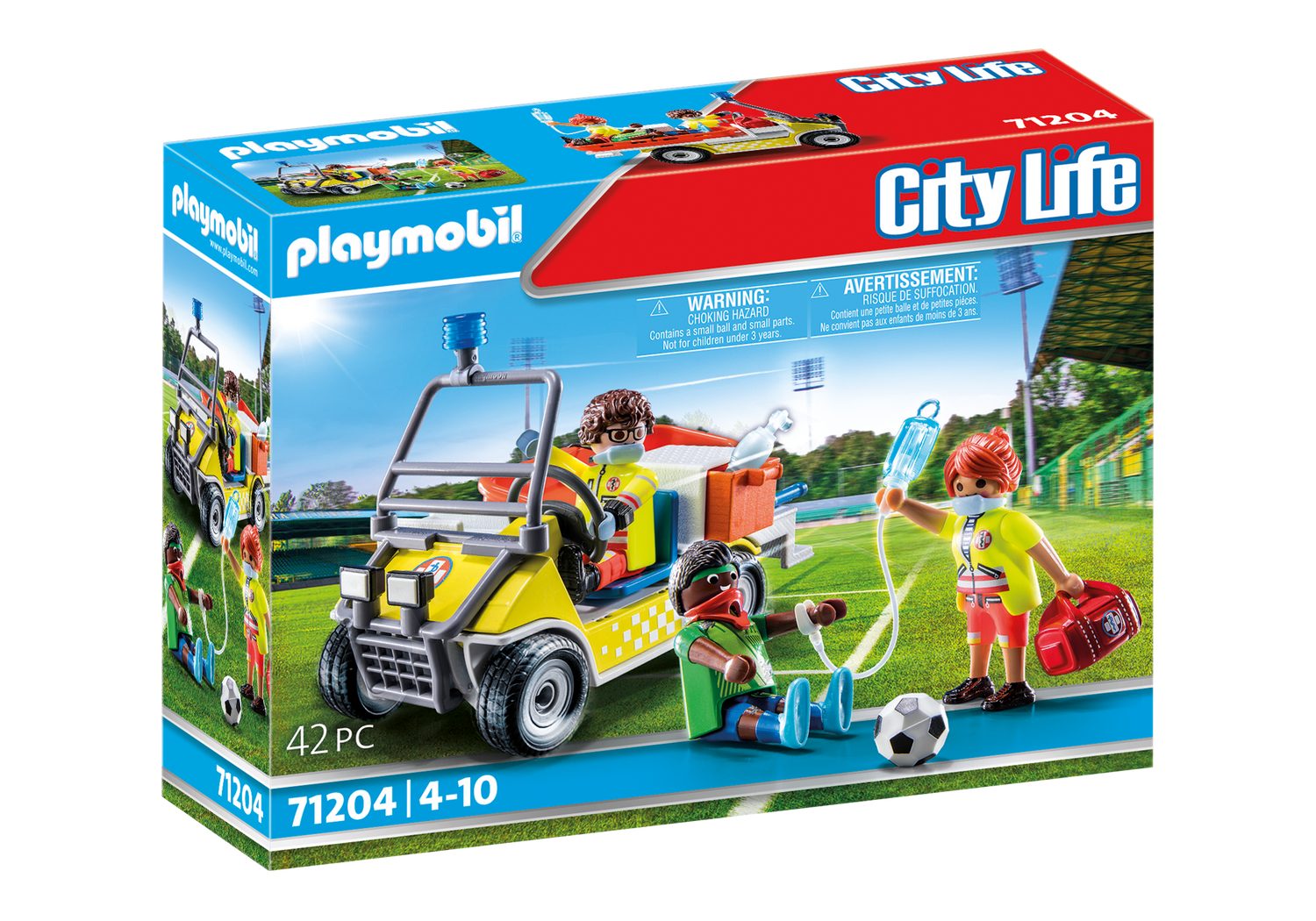 Playmobil® Rettungscaddy Konstruktions-Spielset, (Rettungscaddy), Made in Europe