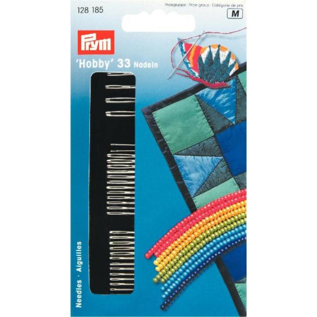 Prym Stricknadeln Nadelmappe sortiert silberfarbig 33 St
