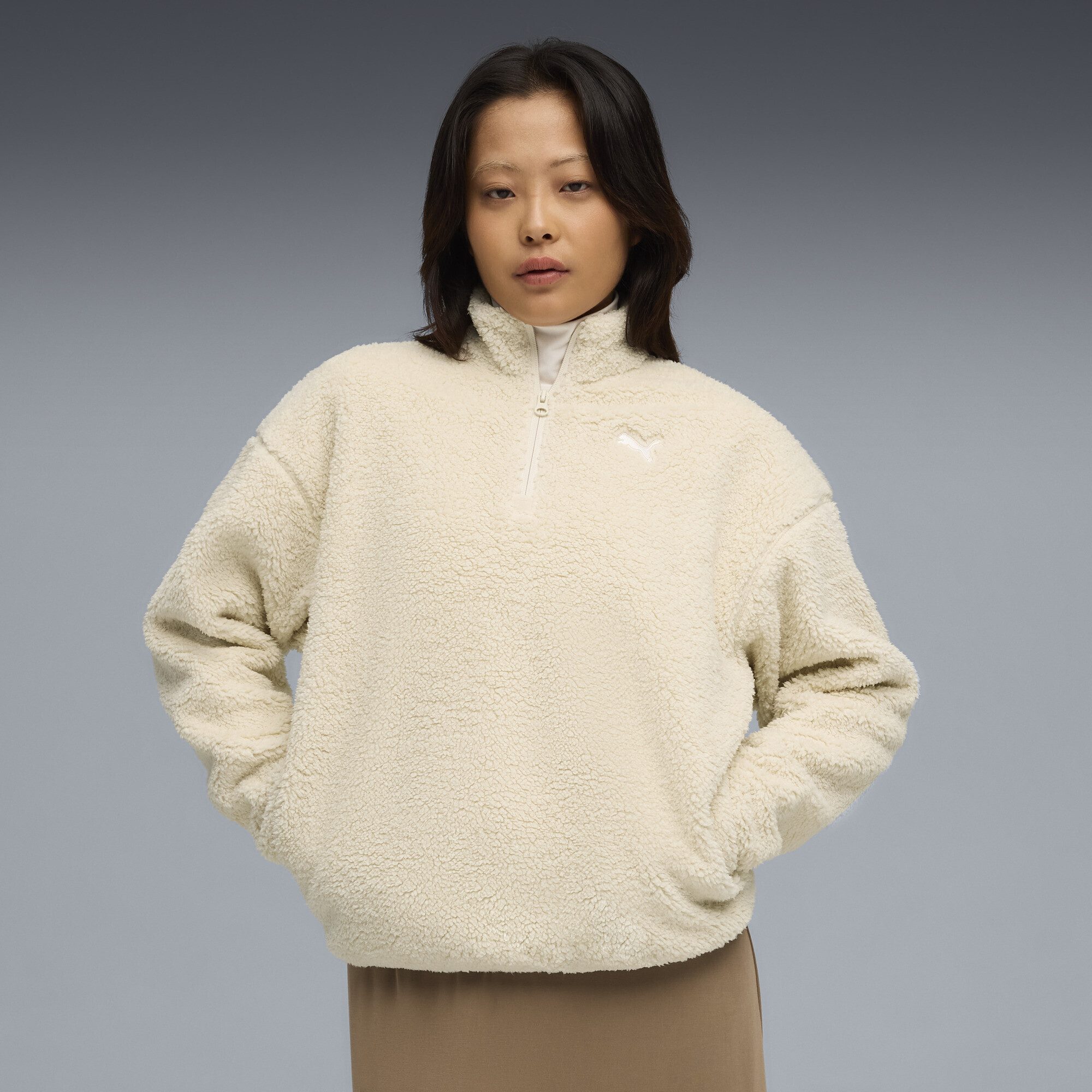 PUMA Sweatshirt Essentials Elevated Comfort Sweatshirt Damen günstig online kaufen