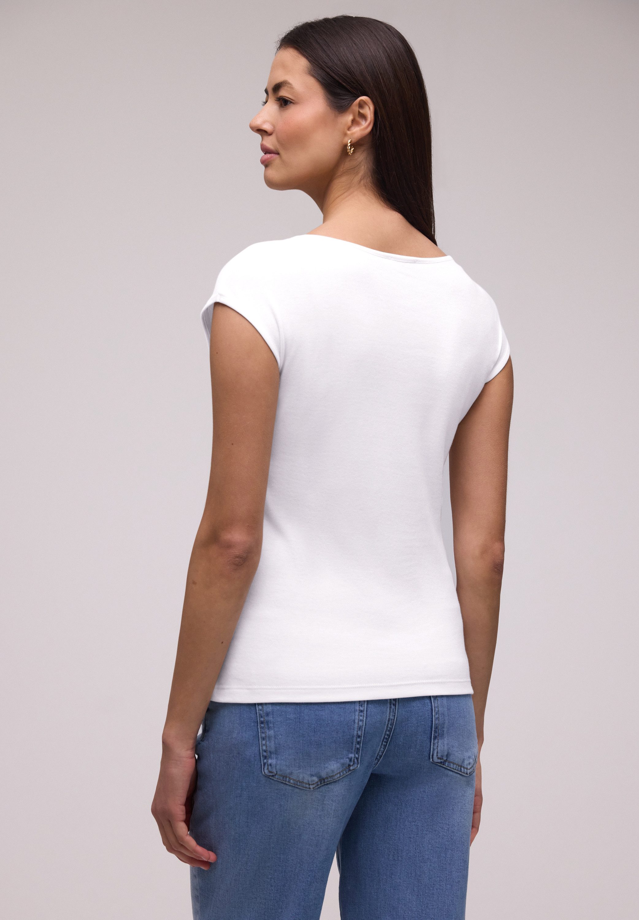 STREET ONE T-Shirt mit Doppelfront günstig online kaufen