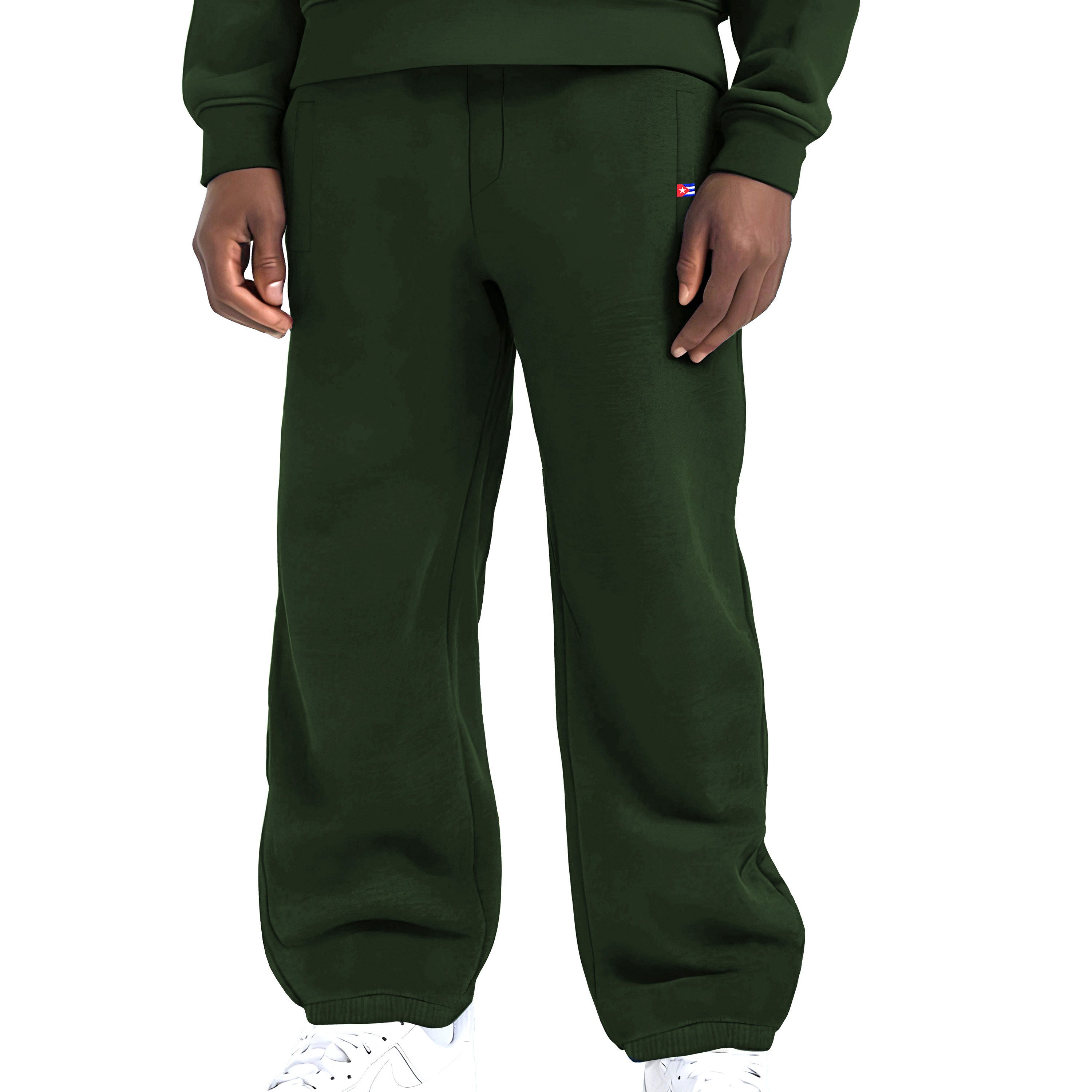 CUBAIANS Jogginghose Caonao Herren Baggy Pant Hose Freizeit Loose Fit Sweat mit Bündchen