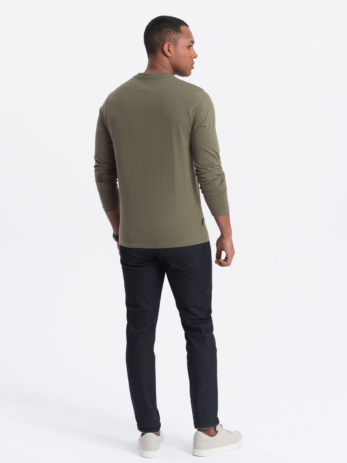 OMBRE Longsleeve Longsleeve für Herren mit V-Ausschnitt. – Bild 5 von 5