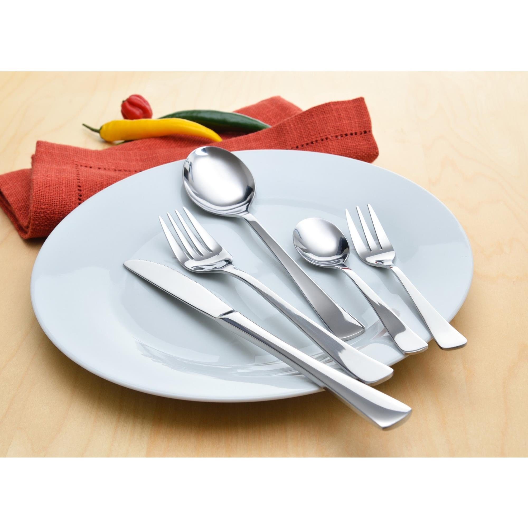 GRÄWE Tafelgabel GRÄWE Tafelgabeln 6 Stück, Edelstahl, Serie Würzburg