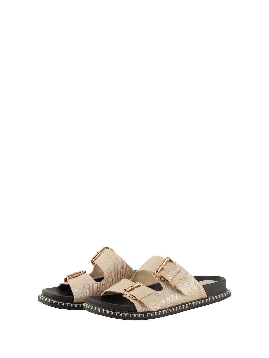 TOM TAILOR Shoes Licence Sandale (1-tlg) Flache Сандалии mit Gold-Akzent