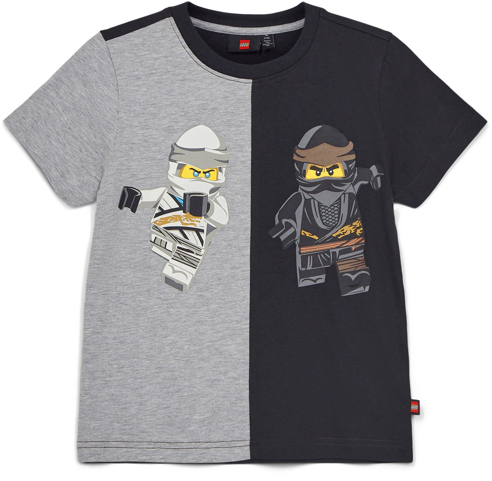 LEGO® kidswear T-Shirt mit coolem Duo-Motto Frontprint