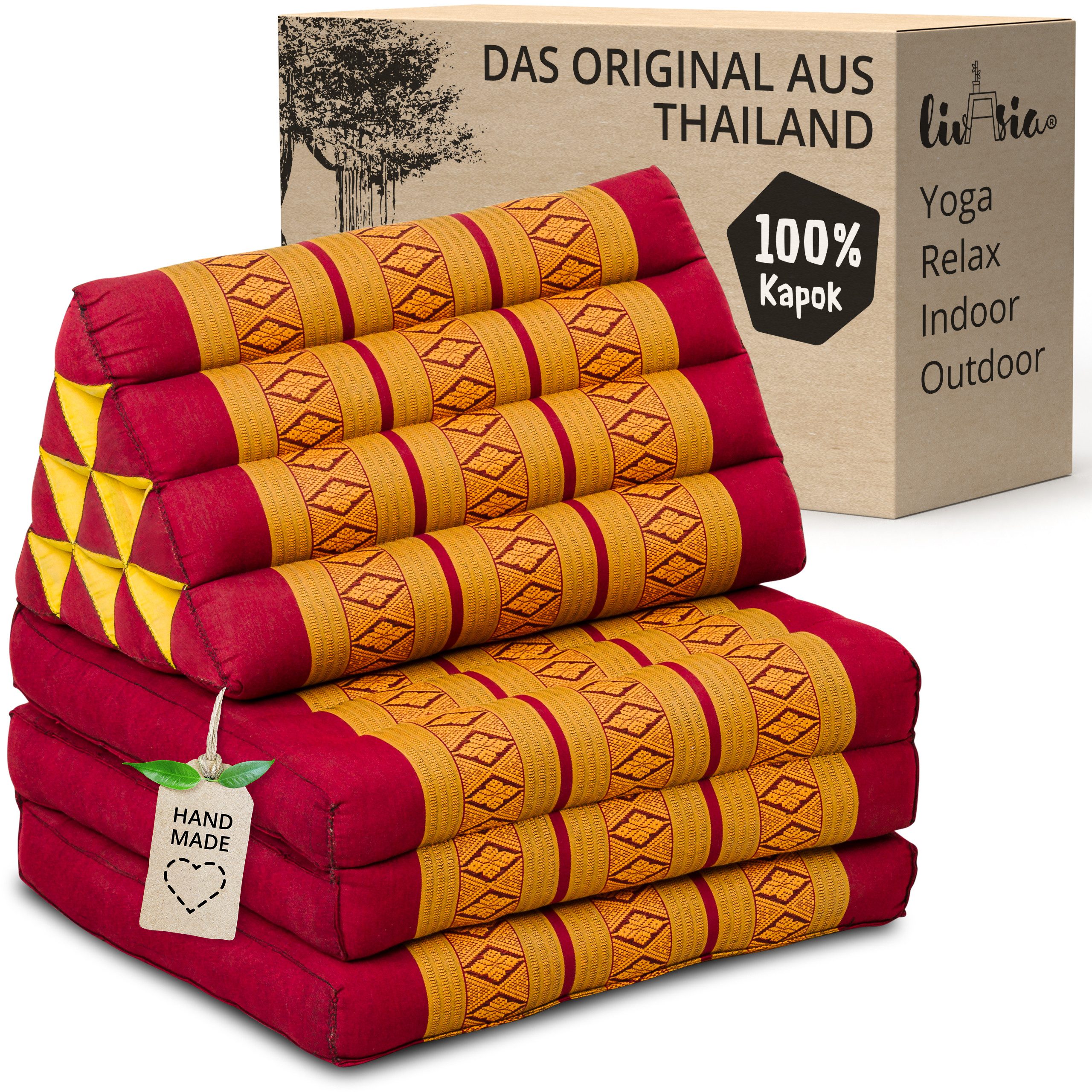 livasia Sitzsack Thaikissen 3 Auflagen (Classic) vegan günstig online kaufen