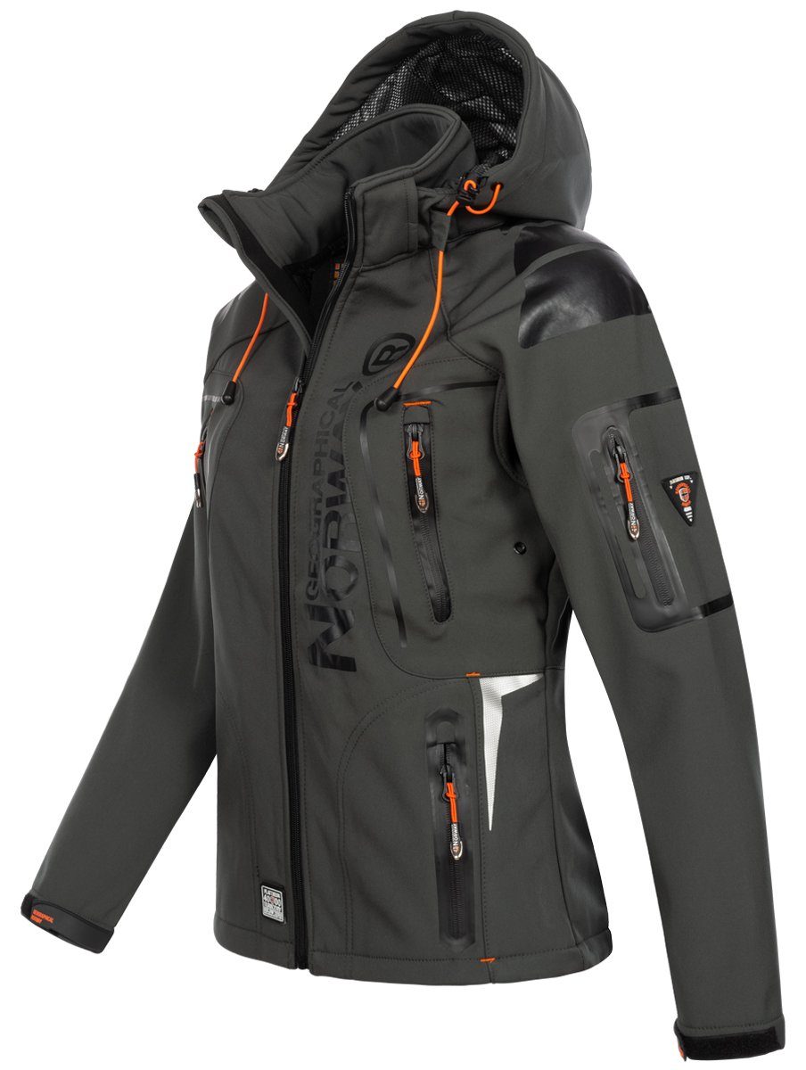 Geographical Norway Softshelljacke Damen Herbst Winter Übergangs Jacke Softshell Jacke Regen Outdoor