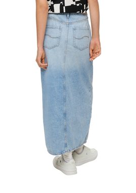 QS Maxirock Denimrock mit Waschung Waschung