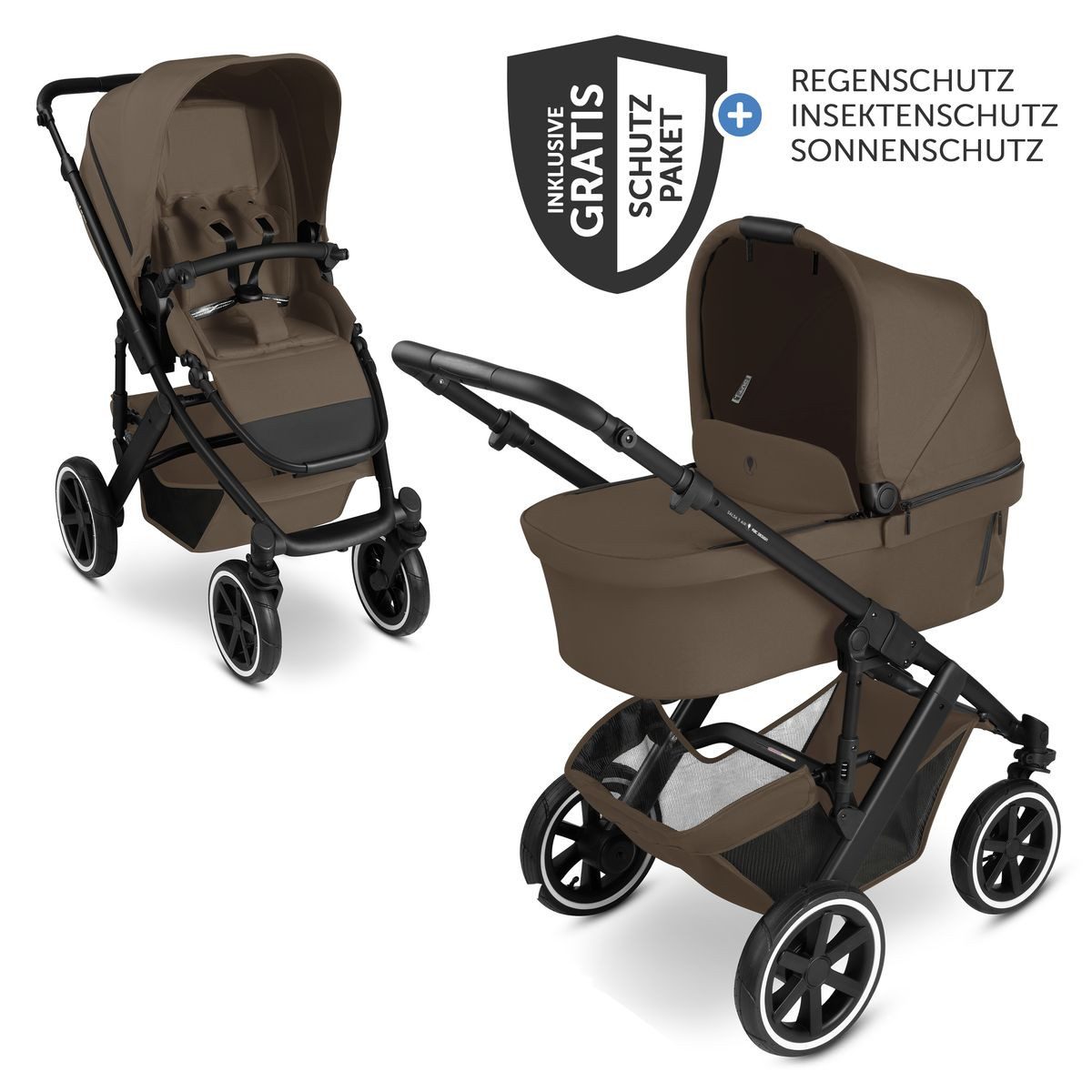 Kombi-Kinderwagen Salsa 5 Air - Dark Beige