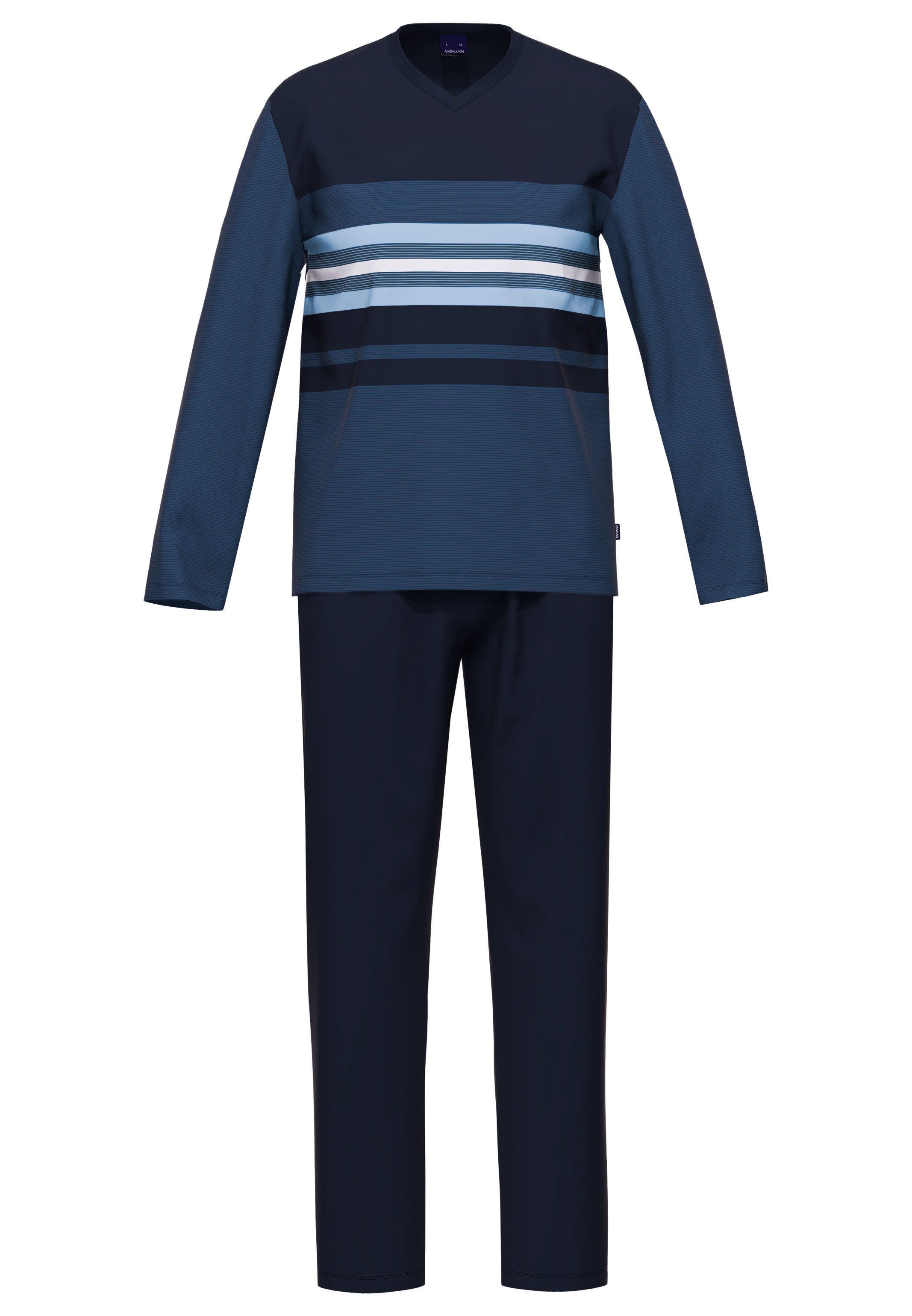 Ammann Pyjama Organic Cotton (1 tlg) Schlafanzug - Baumwolle - Atmungsaktiv günstig online kaufen