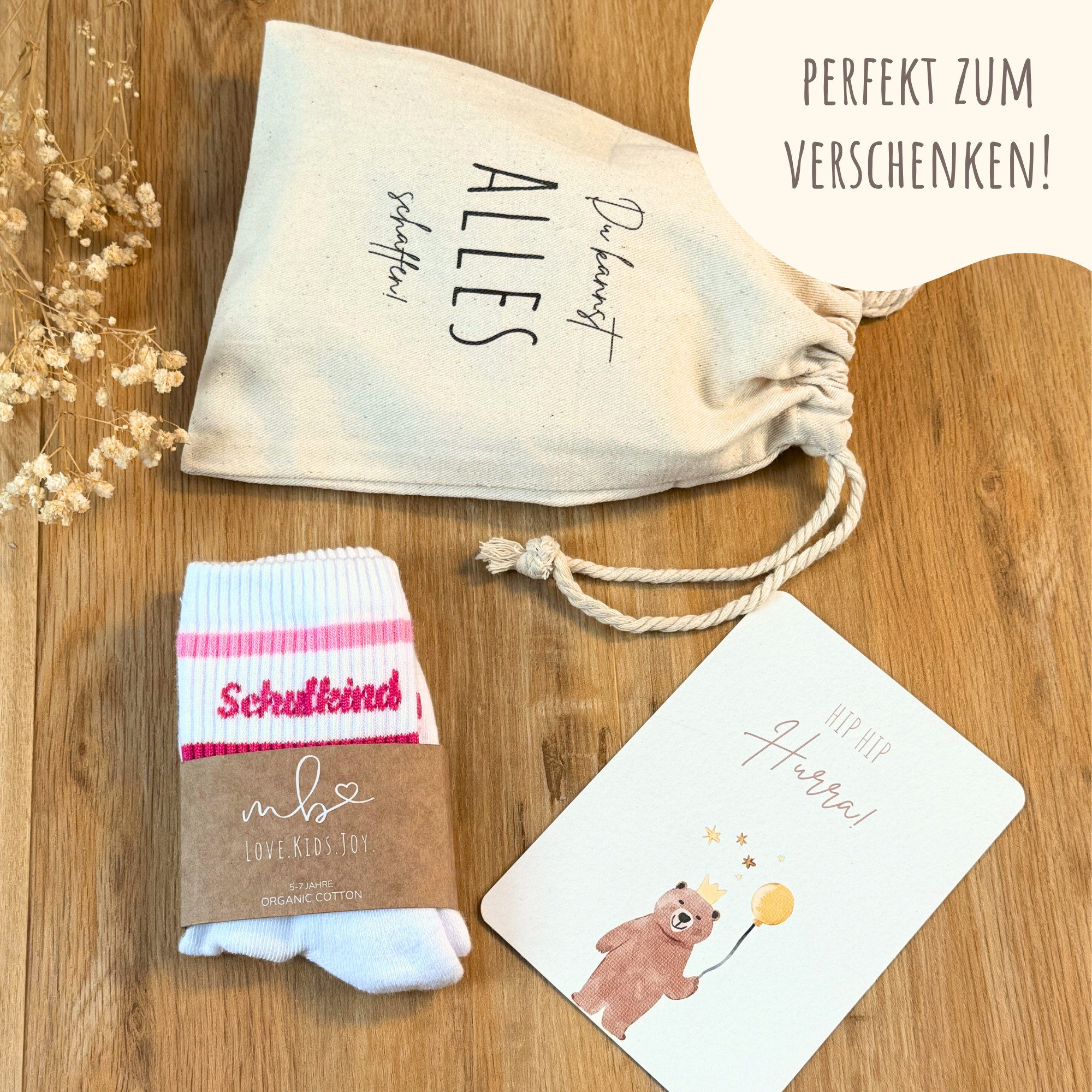MeinBaby123® Freizeitsocken Schulkind Socken, Geschenk zur Einschulung, Geschenkidee Einschulung, Outfit Einschulung, Schulkind 2025 – Bild 2 von 5