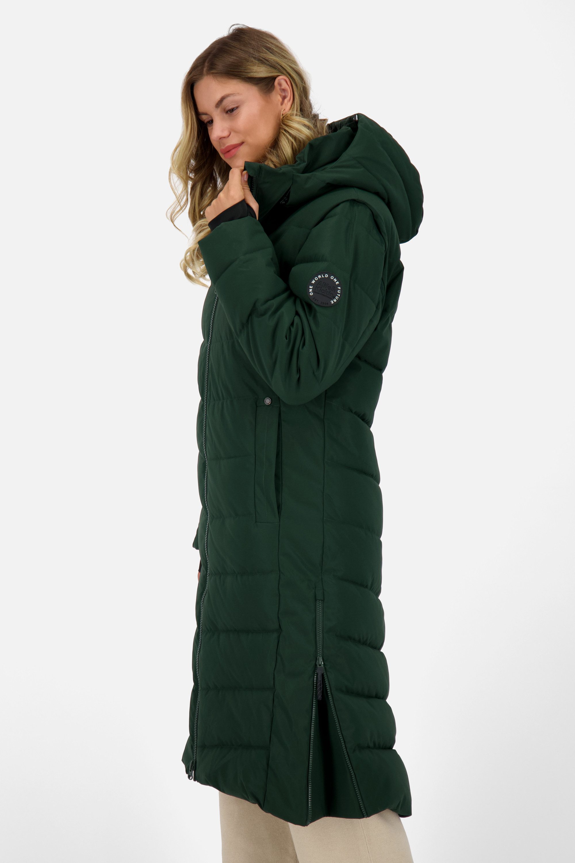 Alife & Kickin Steppjacke Nellie Steppjacke Pufferjacket Wintermantel mit Kapuze