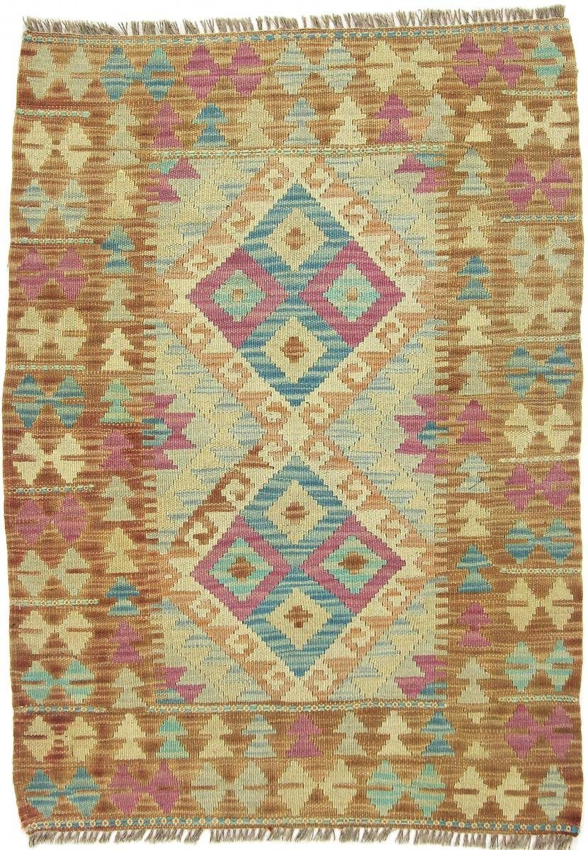 Orientteppich Kelim Afghan 82x112 Handgewebter Orientteppich, Nain Trading, rechteckig, Höhe: 3 mm