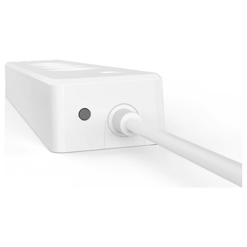 Hama Smarte WLAN-Steckdosenleiste 4-fach, einzeln schaltbar, Überlastsch., Smart-Home-Steuerelement, App steuerbar