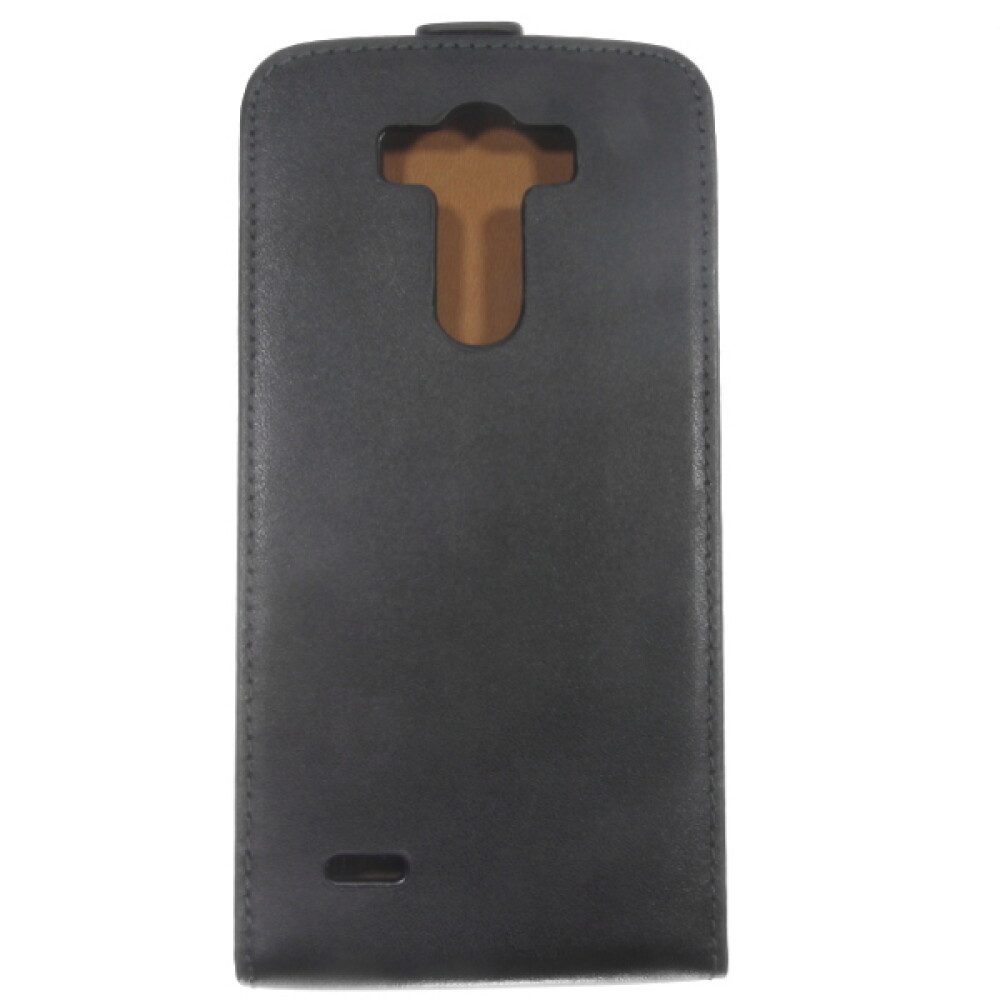 Handytasche Slim Leder Flip Hülle für LG G3 D855 Schwarz Handy Tasche Case Schutz (Flip Cover)