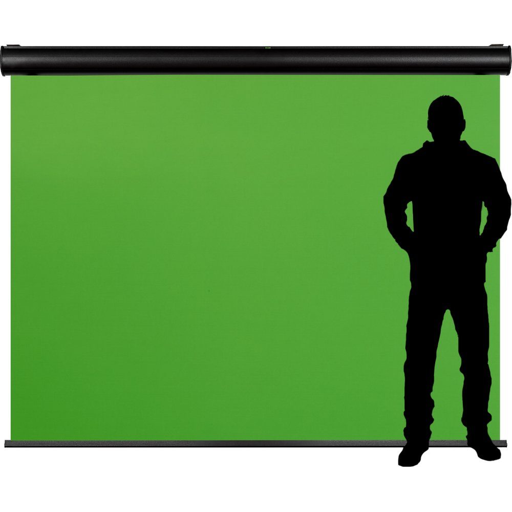 Celexon Chroma Key Green Screen 4:3) (300 x Motorleinwand 225cm