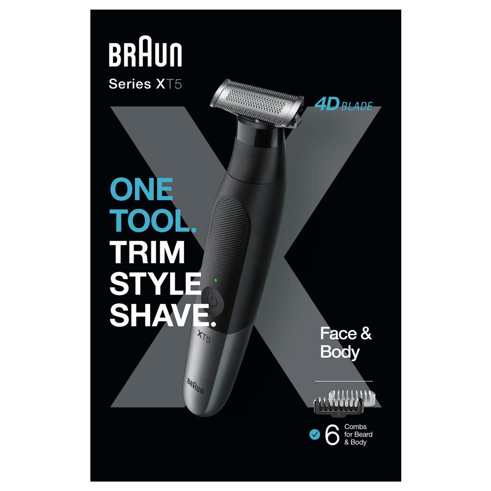 Braun Bartschneider Braun Körperhaartrimmer, Rasierer Schwarz