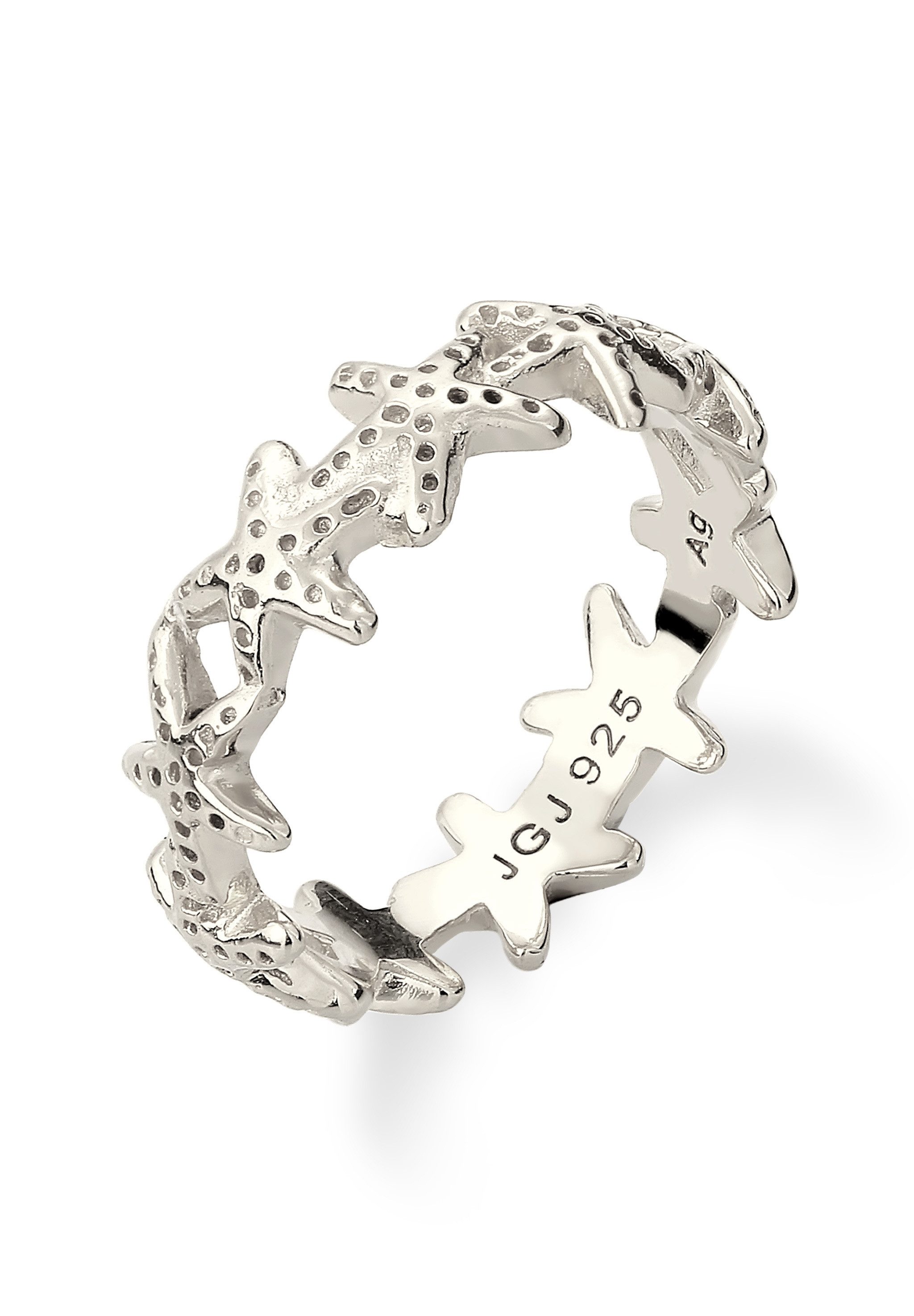 Elli Fingerring Seestern 925 Sterling Silber